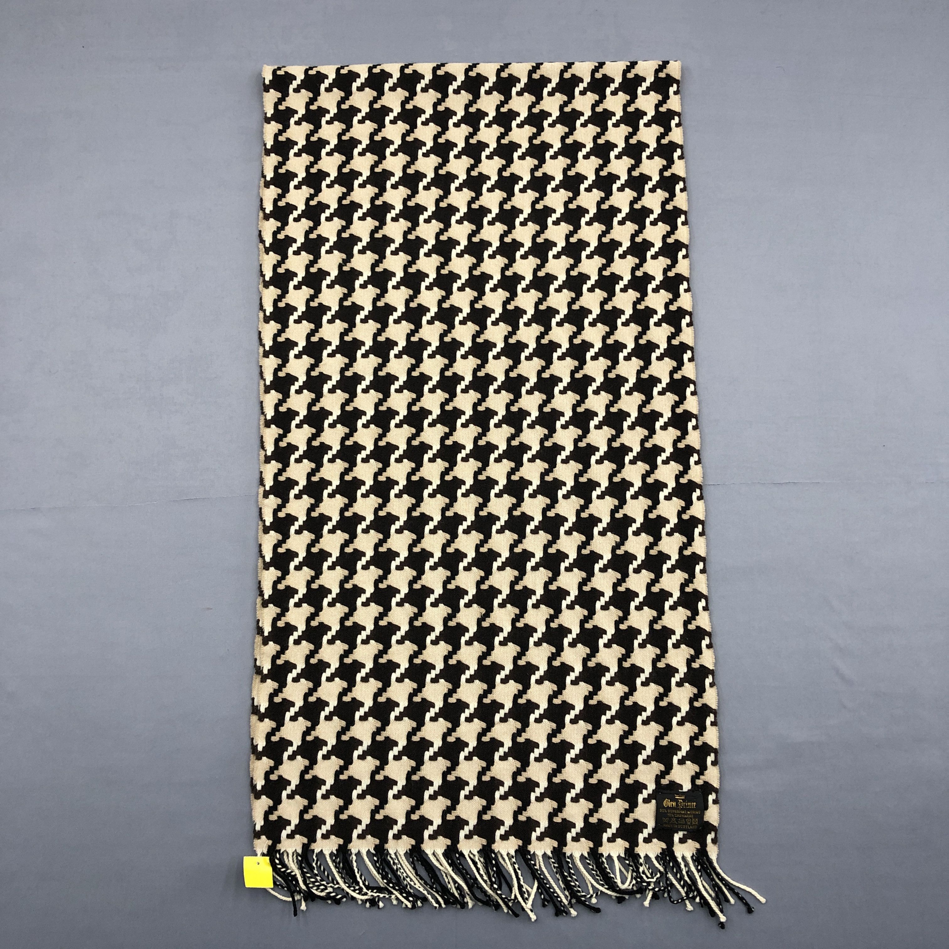 Vintage Vintage Glen Prince Scarf Houndstooth Wool Scarves. Size ONE SIZE - 2 Thumbnail