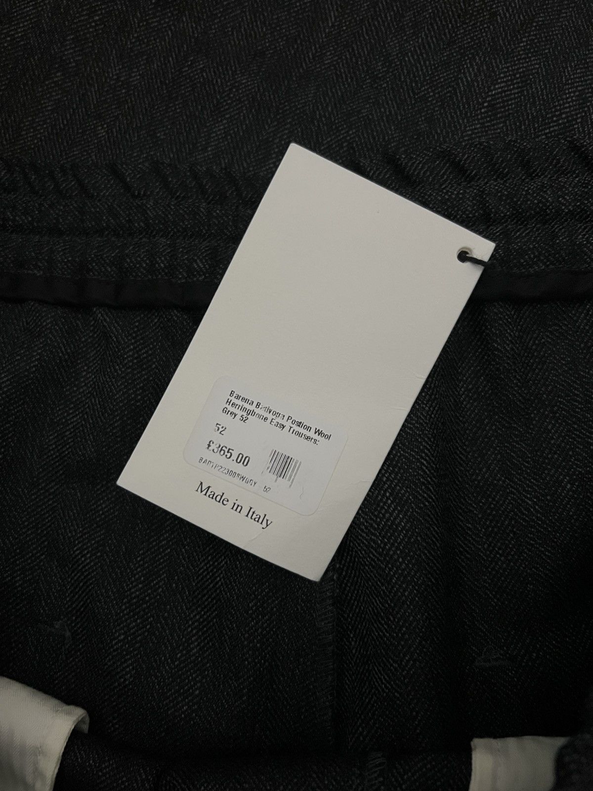 Barena Venezia Barena Venezia - ‘Bativoga’ Wool Herringbone Easy Trouser Size US 34 / EU 50 - 11 Thumbnail