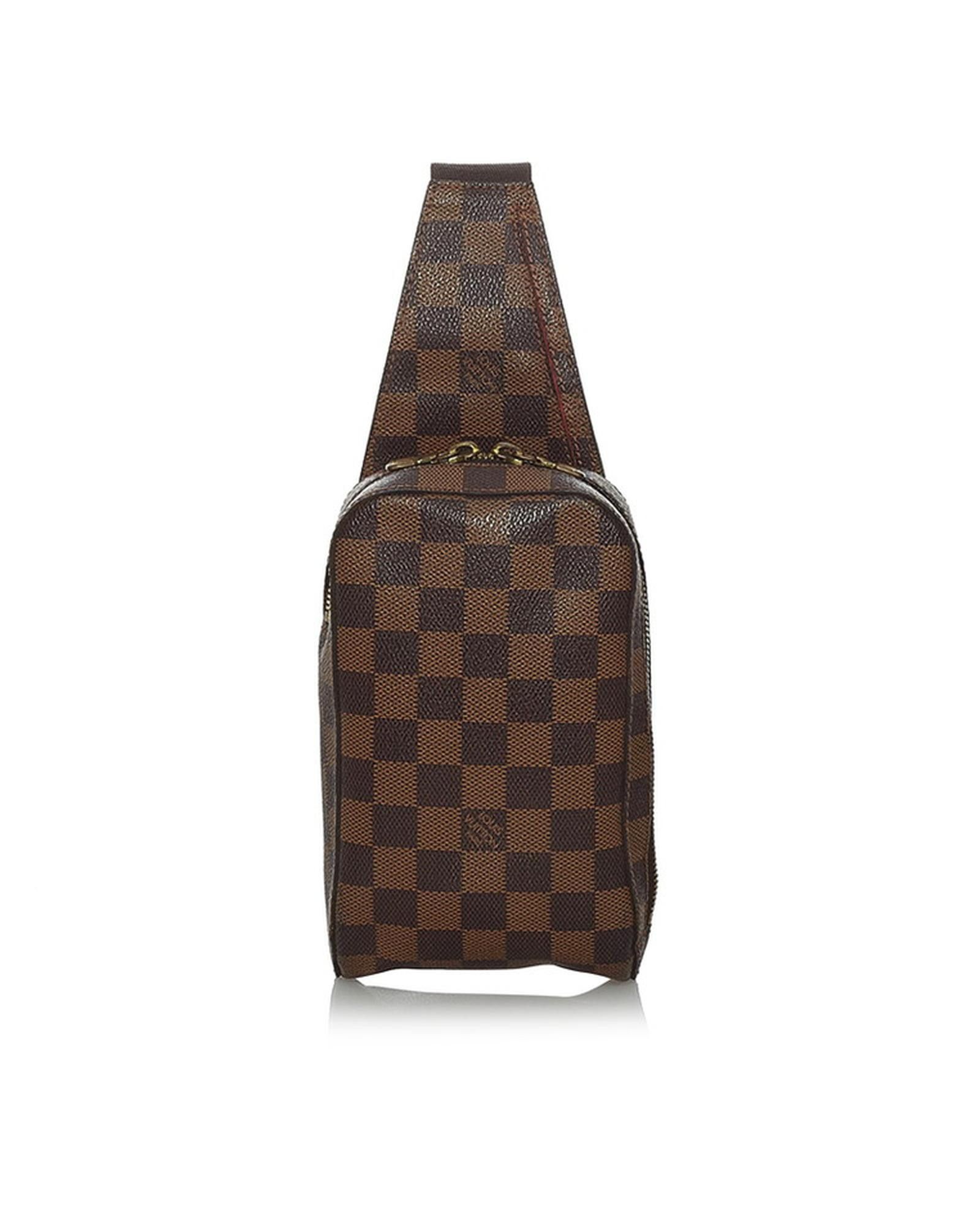 image of Louis Vuitton Compact Brown Designer Crossbody Bag, Men's