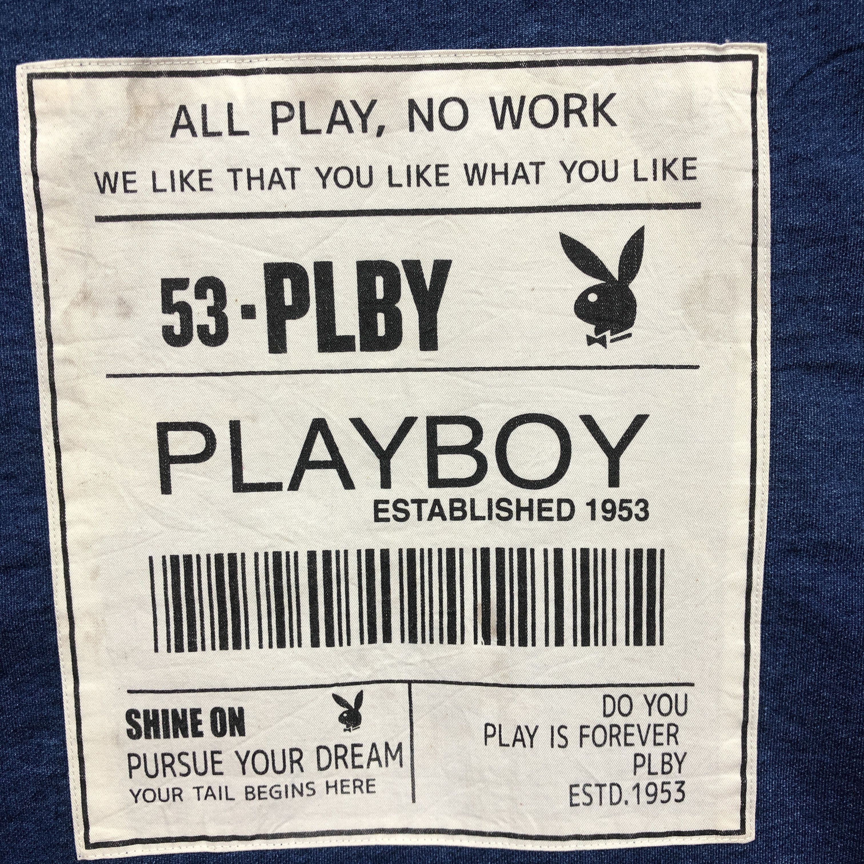 Playboy Vintage Y2K Playboy Sweater Distress Homeless Sweatshirt Size US M / EU 48-50 / 2 - 3 Thumbnail