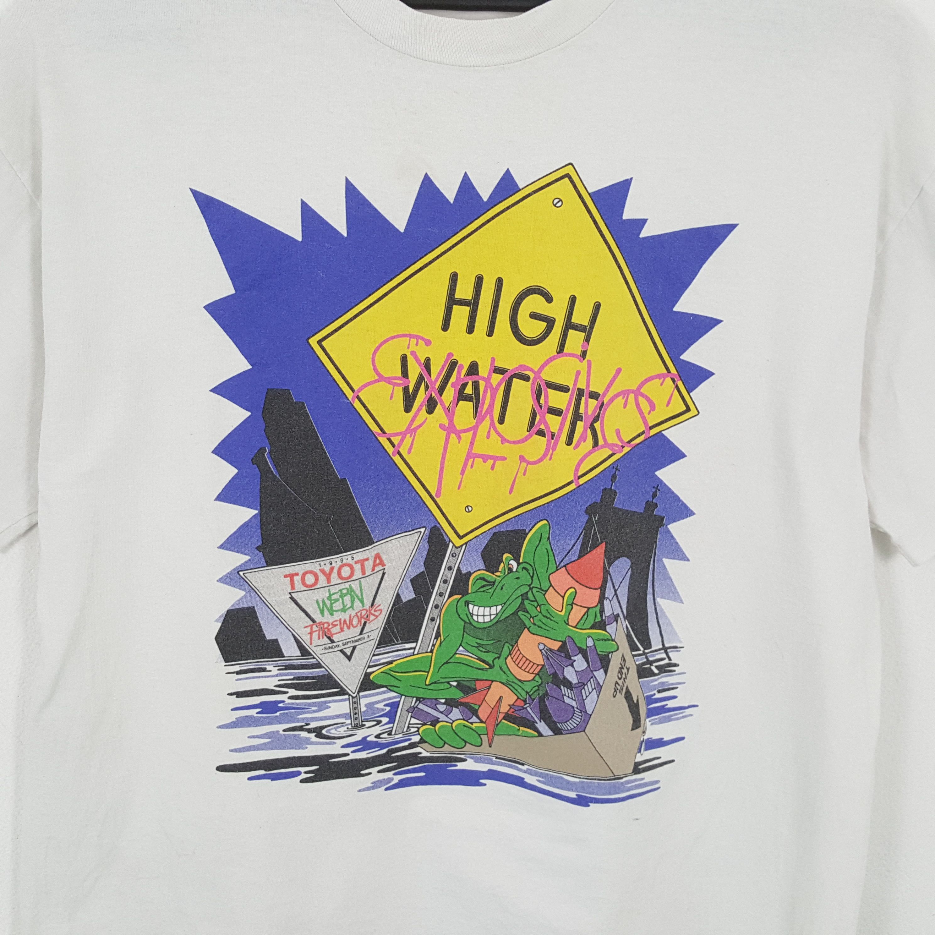 Vintage TOYOTA WEBN FIREWORKS Vintage Tshirt Size US L / EU 52-54 / 3 - 2 Thumbnail