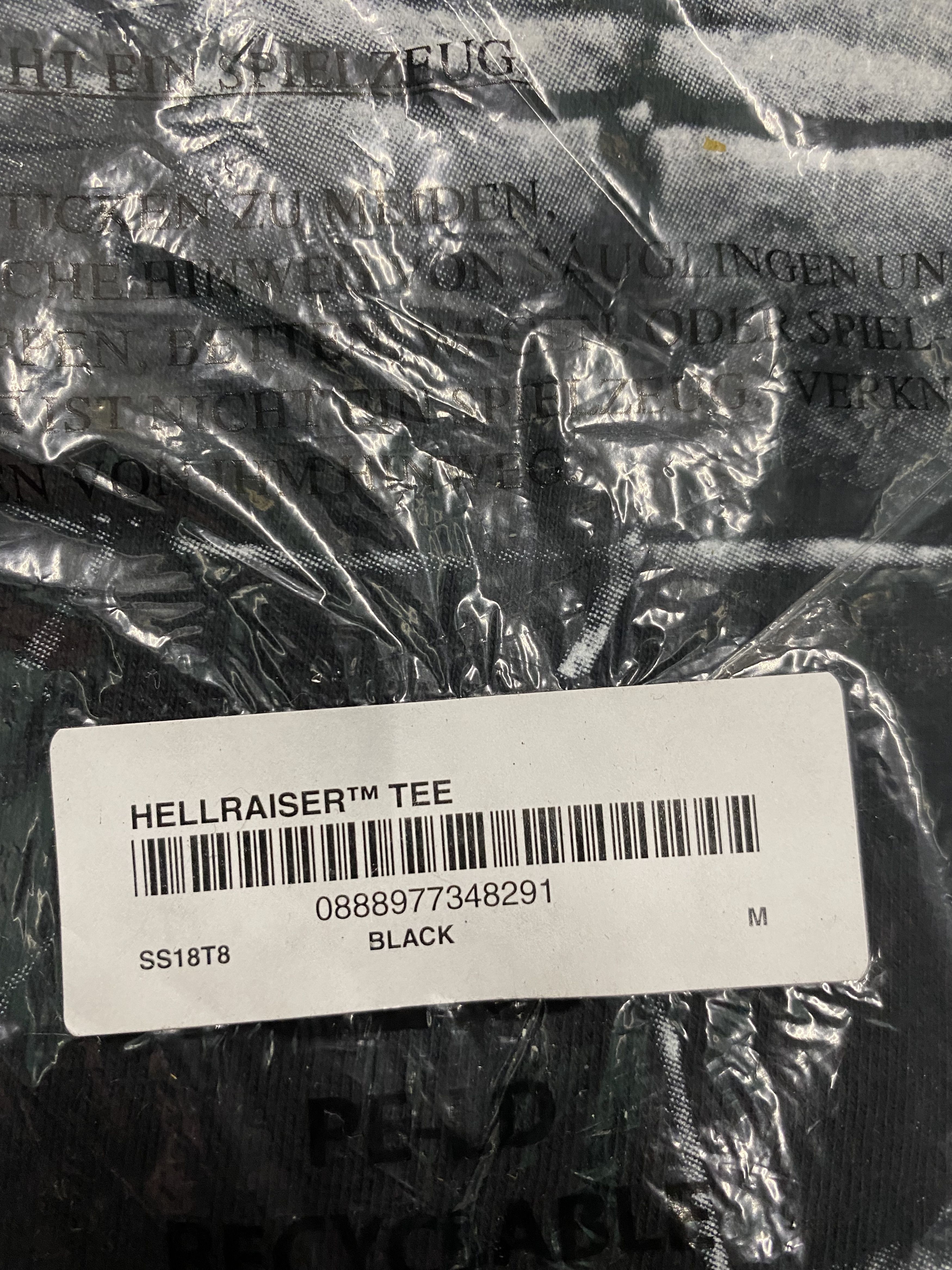 Supreme SUPREME HELLRAISER TEE NEW Size US M / EU 48-50 / 2 - 3 Thumbnail