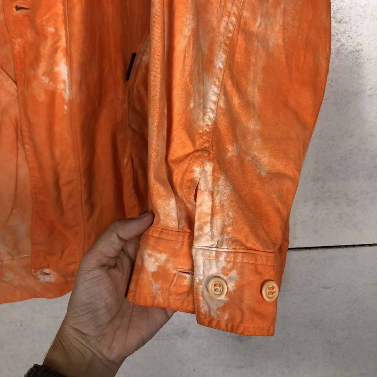 Japanese Brand 📌VINTAGE ACID WASH HUNTING JACKET SCEINIC WILD ISSEY MIYAKE Size US L / EU 52-54 / 3 - 17 Thumbnail