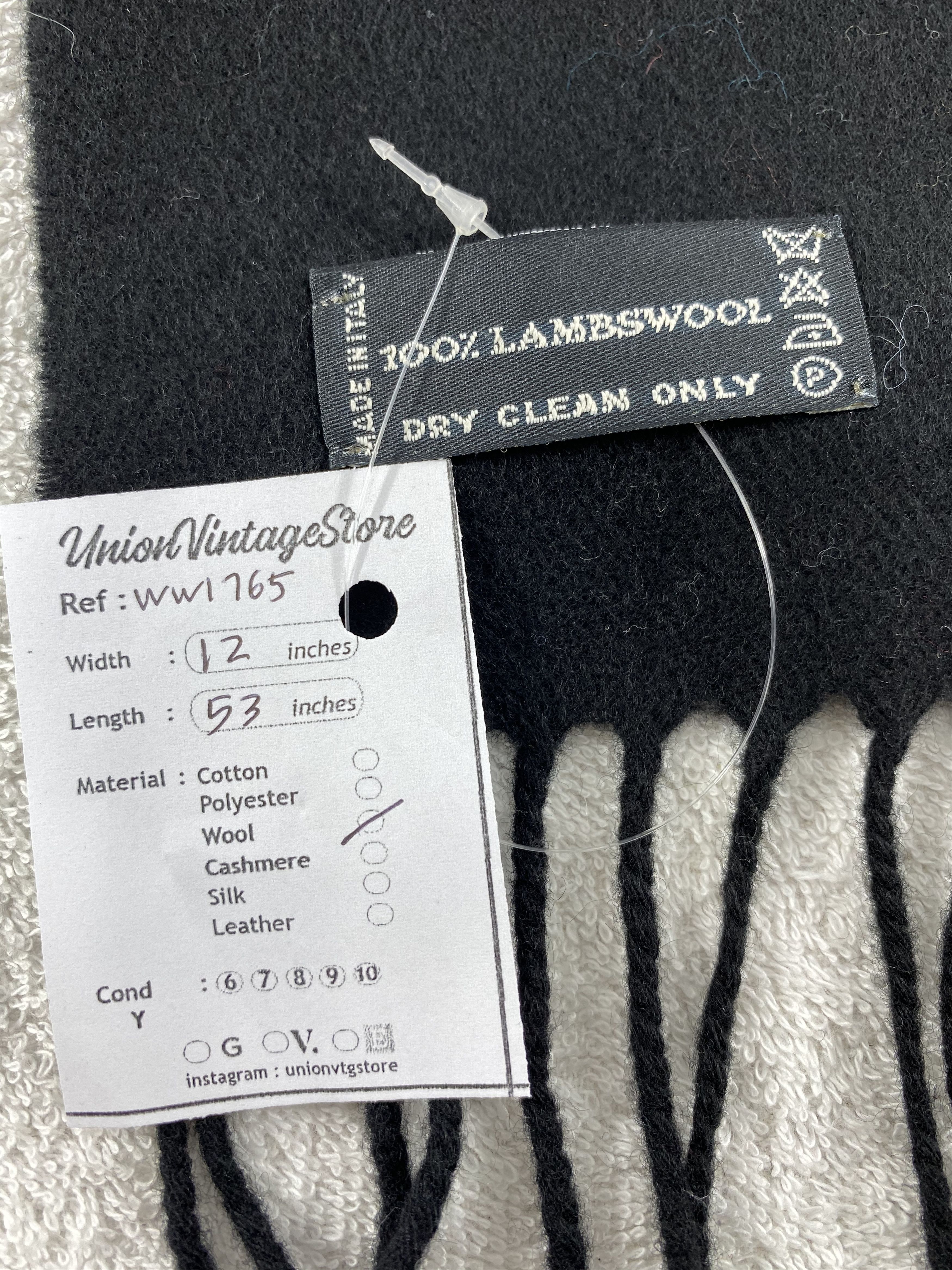 Courreges × Vintage Courreges Homme Scarf / Muffler / Neckwear - WW1765 Size ONE SIZE - 5 Thumbnail