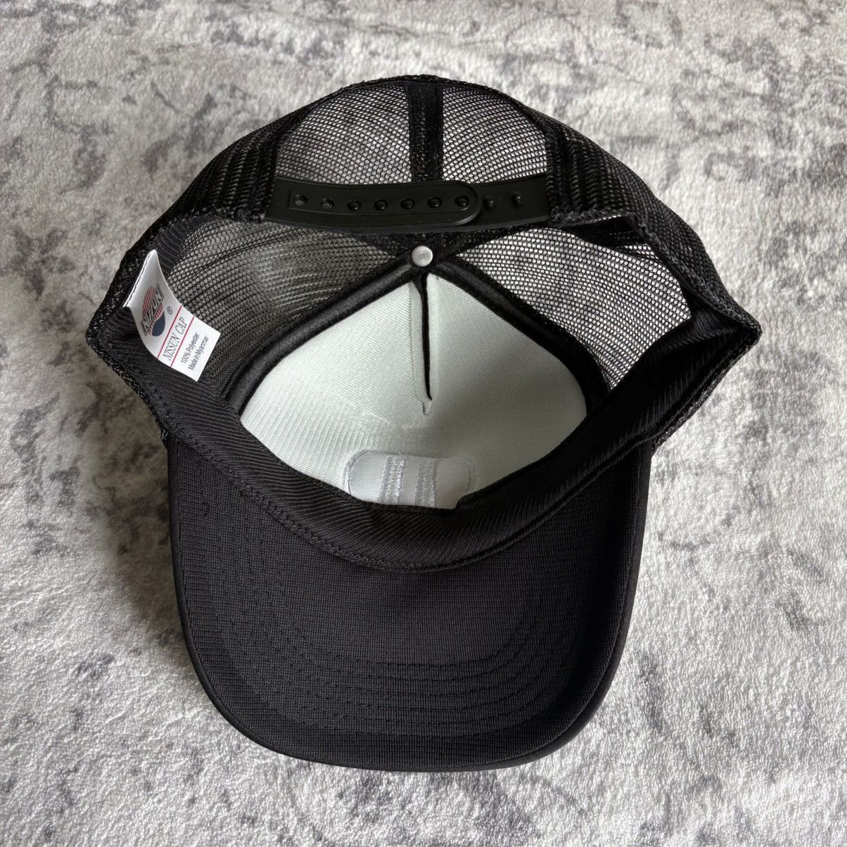 Band Tees × Drain Gang × Rap Tees The Hellp LL Logo Trucker Hat Black | OS Size ONE SIZE - 5 Thumbnail