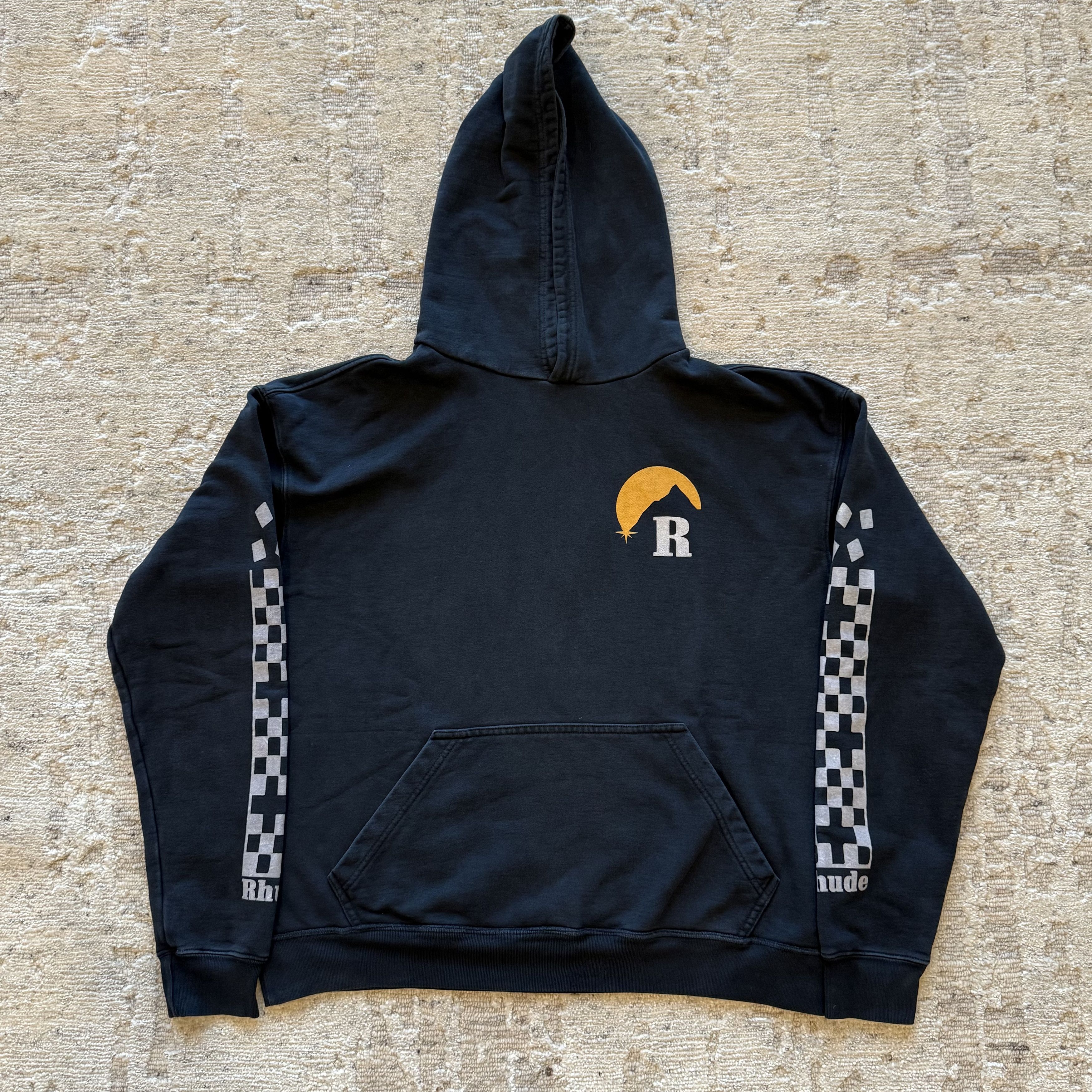 Rhude Rhude Yellow Logo Hoodie Size US L / EU 52-54 / 3 - 4 Thumbnail