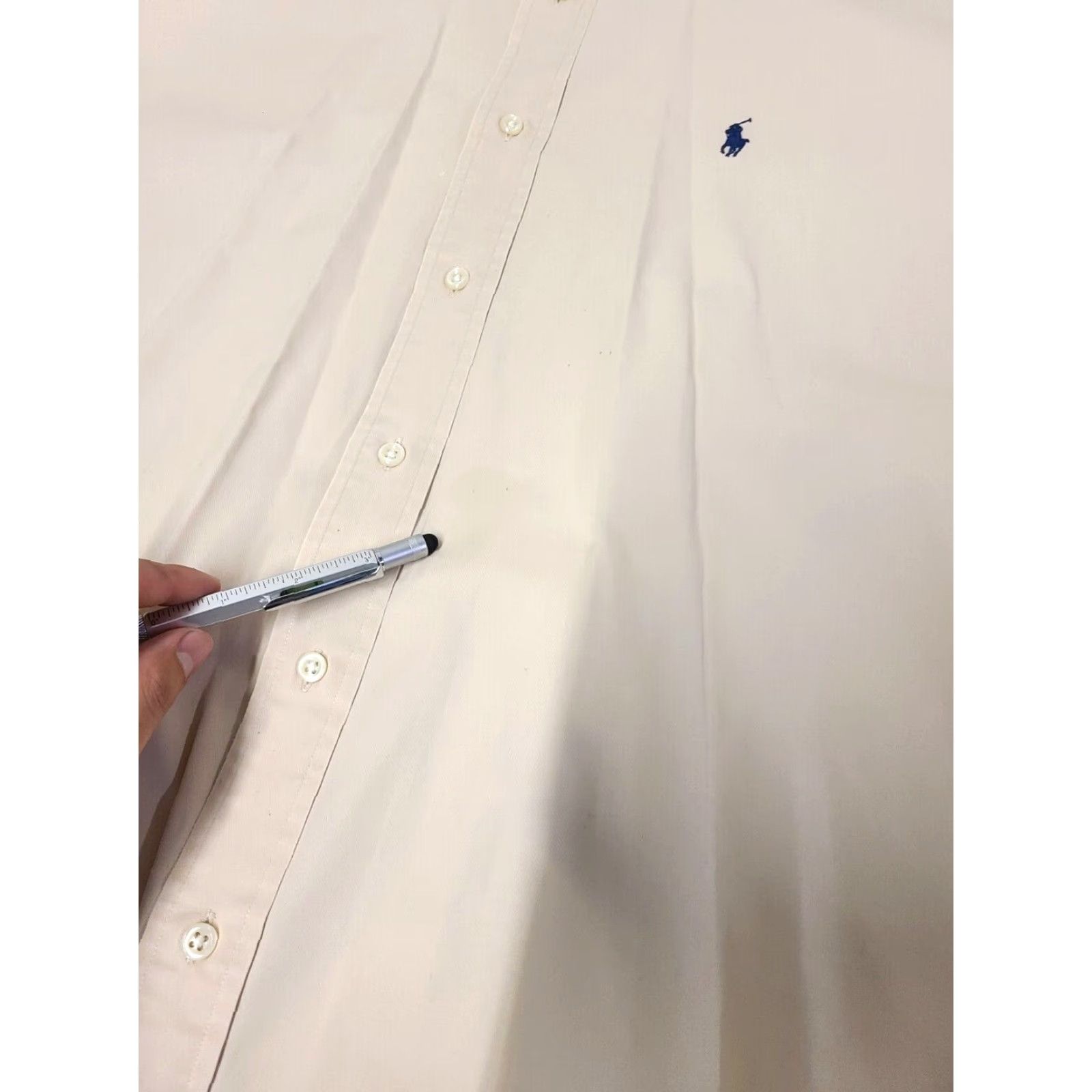 Polo Ralph Lauren Polo Ralph Lauren Shirt Men's Beige L Long Sleeve Button-Down Cotton Size US L / EU 52-54 / 3 - 4 Thumbnail