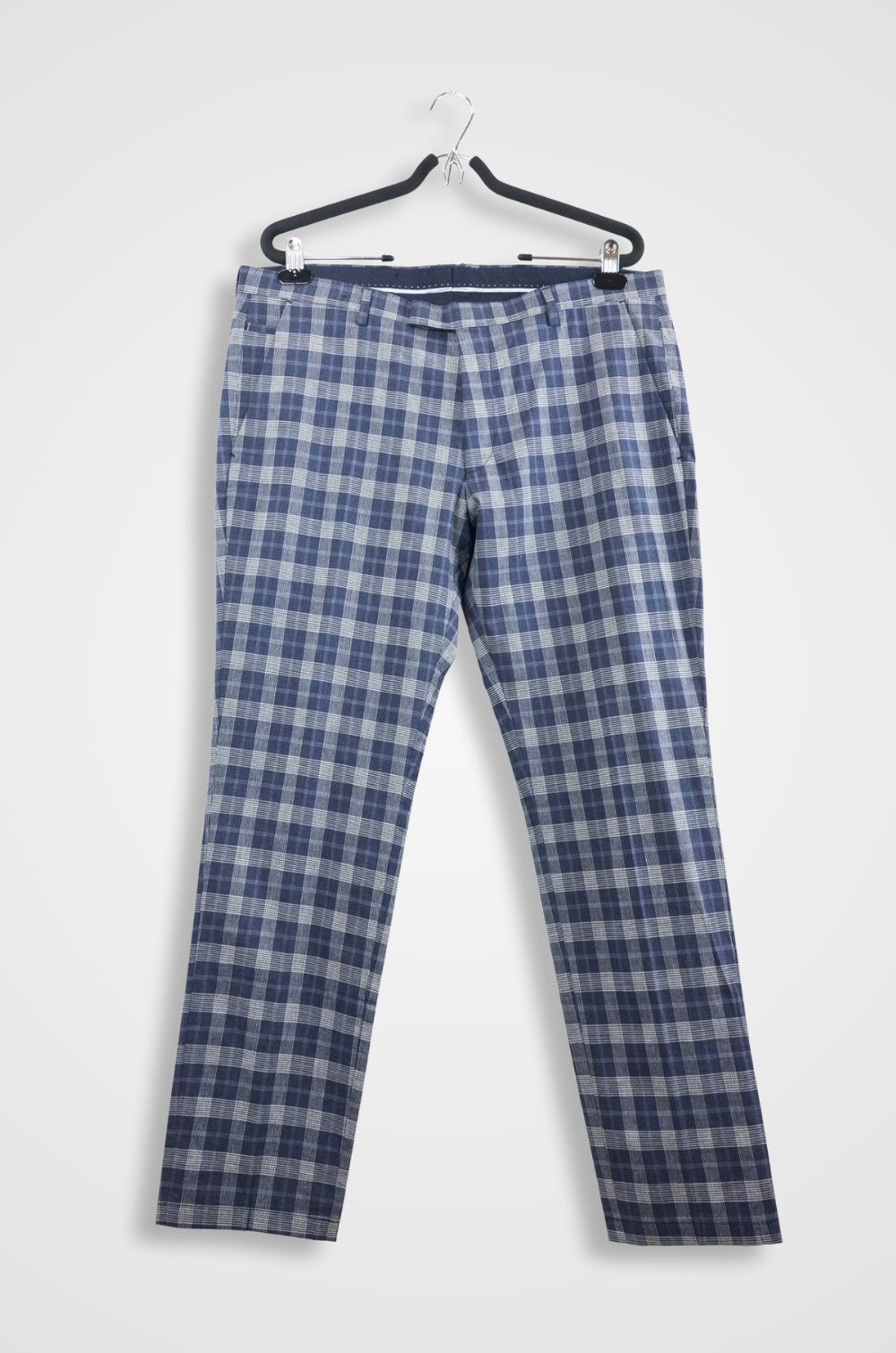 Joop! JOOP! Extra Slim Fit Checked Cotton Trousers Size 50 Size US 34 / EU 50 - 1 Thumbnail