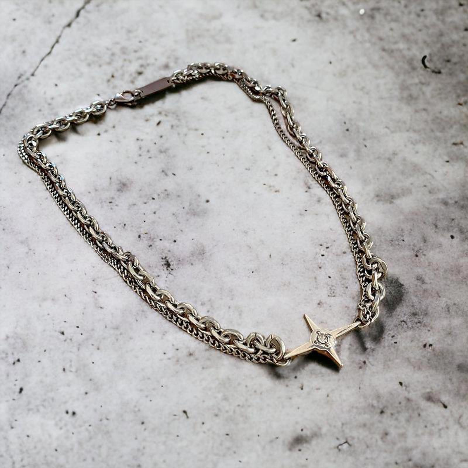 Jewelry Star Double Layer Necklace, y2k Star Necklace Size ONE SIZE - 3 Thumbnail