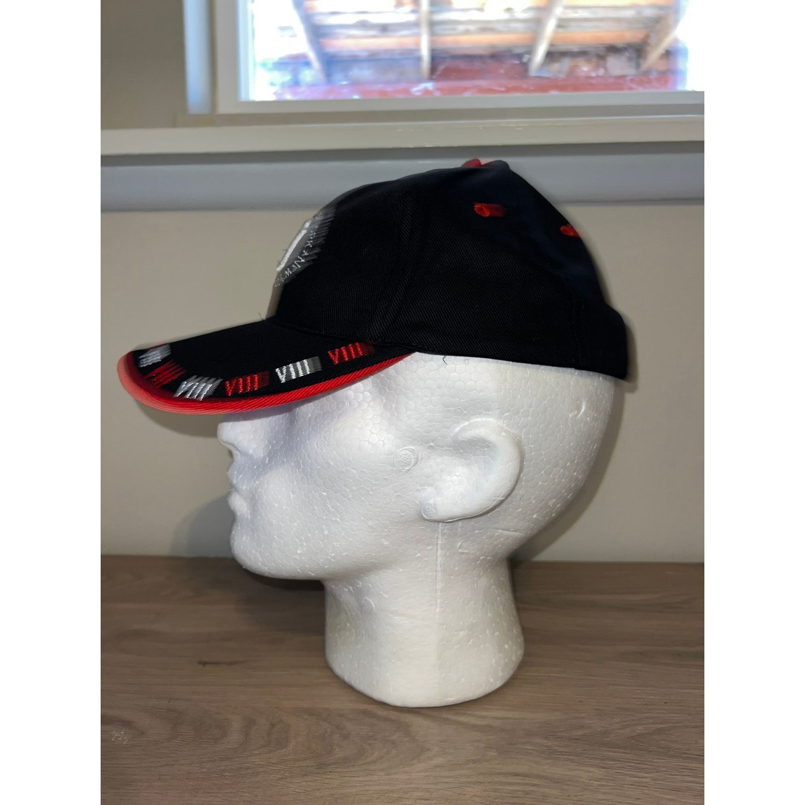 Vintage Y2K NY New York Yankees MLB Baseball Black Red Hat 2000s OS Size ONE SIZE - 4 Thumbnail