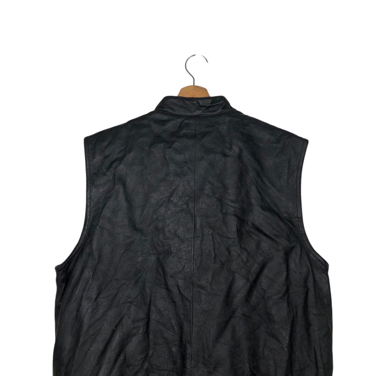 Japanese Brand × Vintage 📌Vintage Biker Wear Vest Jacket Friendly Word Size US M / EU 48-50 / 2 - 10 Thumbnail