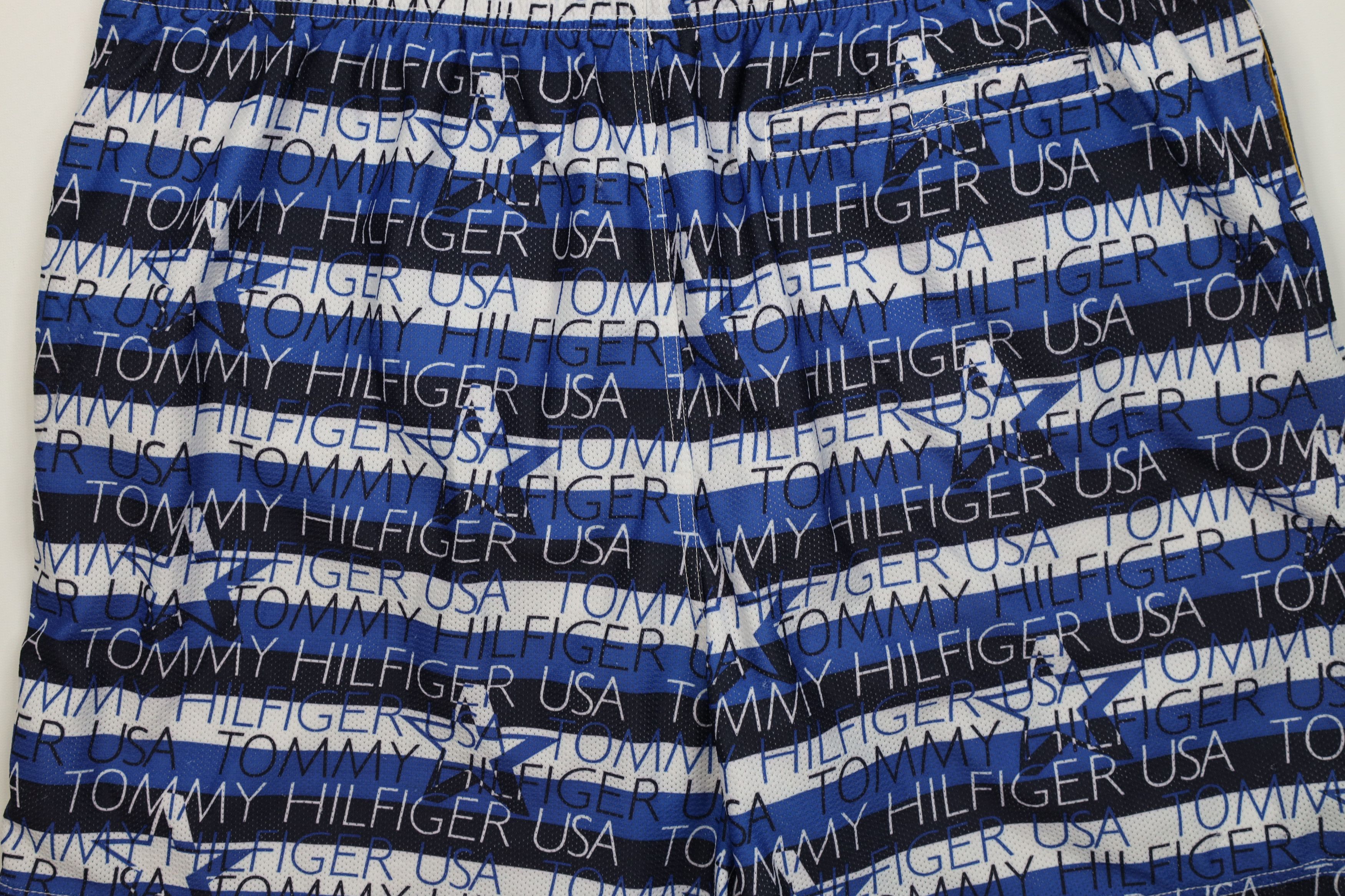 Tommy Hilfiger Vintage 90s Tommy Hilfiger Stars Striped Lined Shorts Trunks Size US 38 / EU 54 - 12 Thumbnail