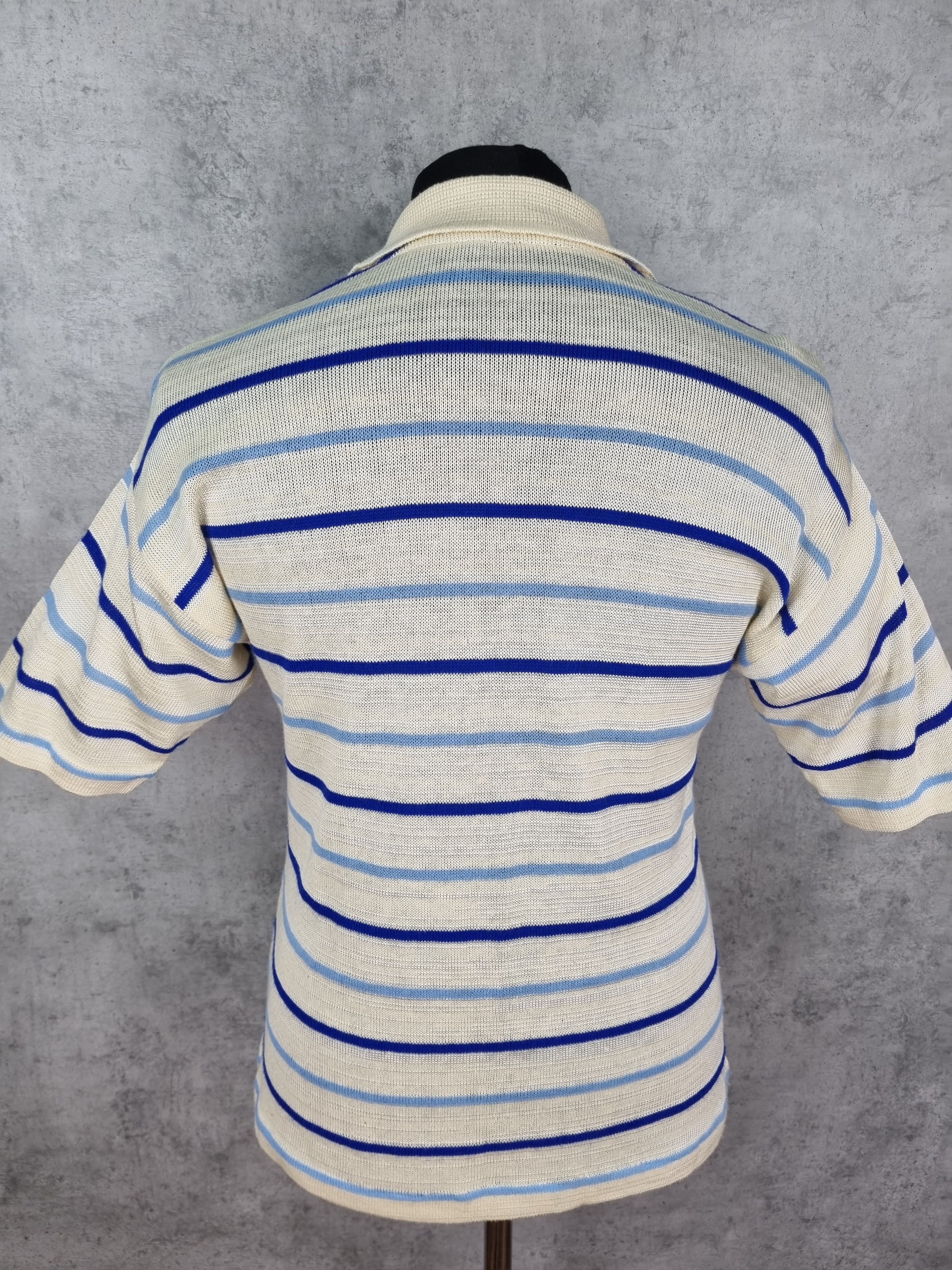 Vintage 90s Rare Knitted Vintage Polo Size US M / EU 48-50 / 2 - 7 Thumbnail