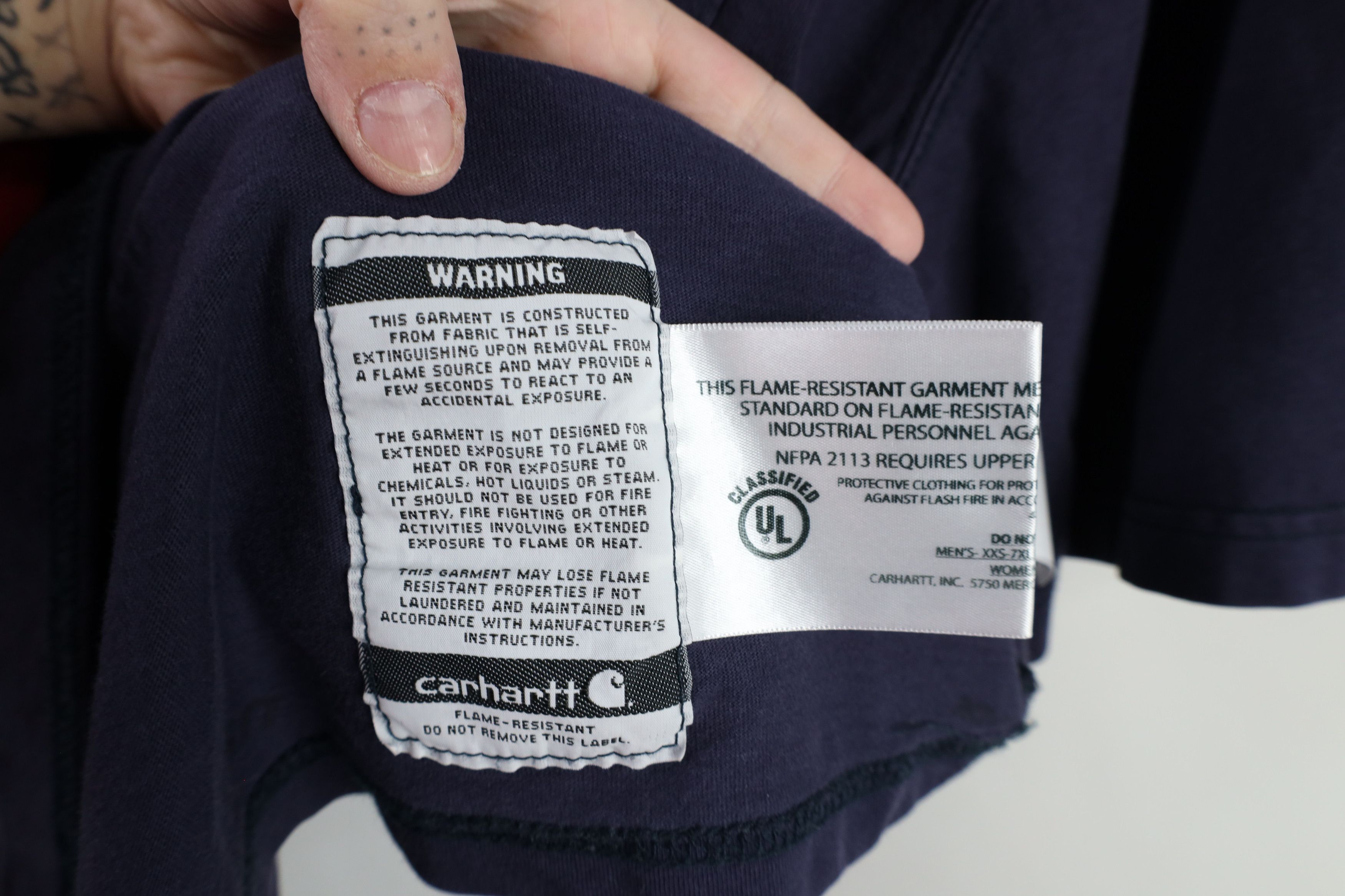 Carhartt Carhartt FR Spell Fire Resistant Short Sleeve Pocket T-Shirt Size US XXL / EU 58 / 5 - 10 Thumbnail