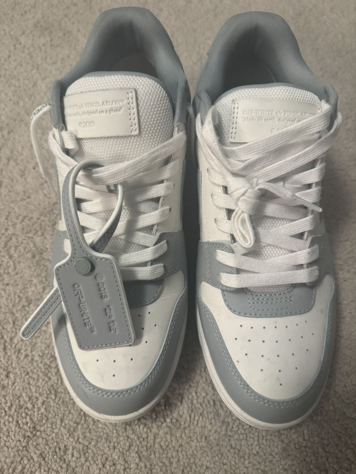 Off-White Off-White Out Of Office Blue and White Size US 10 / EU 43 - 2 Thumbnail