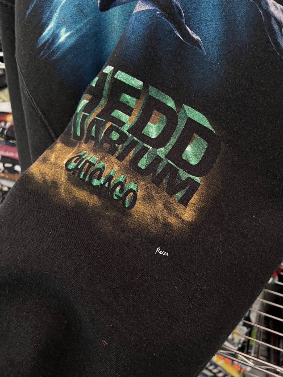 Habitat 90s Shedd Aquarium Piazza Dolphins Nature Animal Crewneck Size US M / EU 48-50 / 2 - 2 Thumbnail