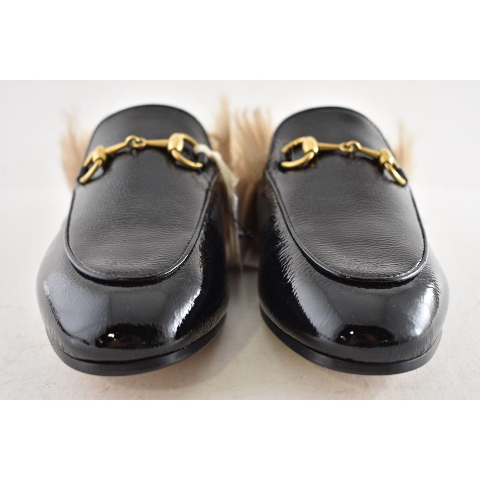 Gucci Princetown Leather Fur Loafer Slide Slip Mule Slipper 35 Size US 5 / IT 35 - 5 Thumbnail