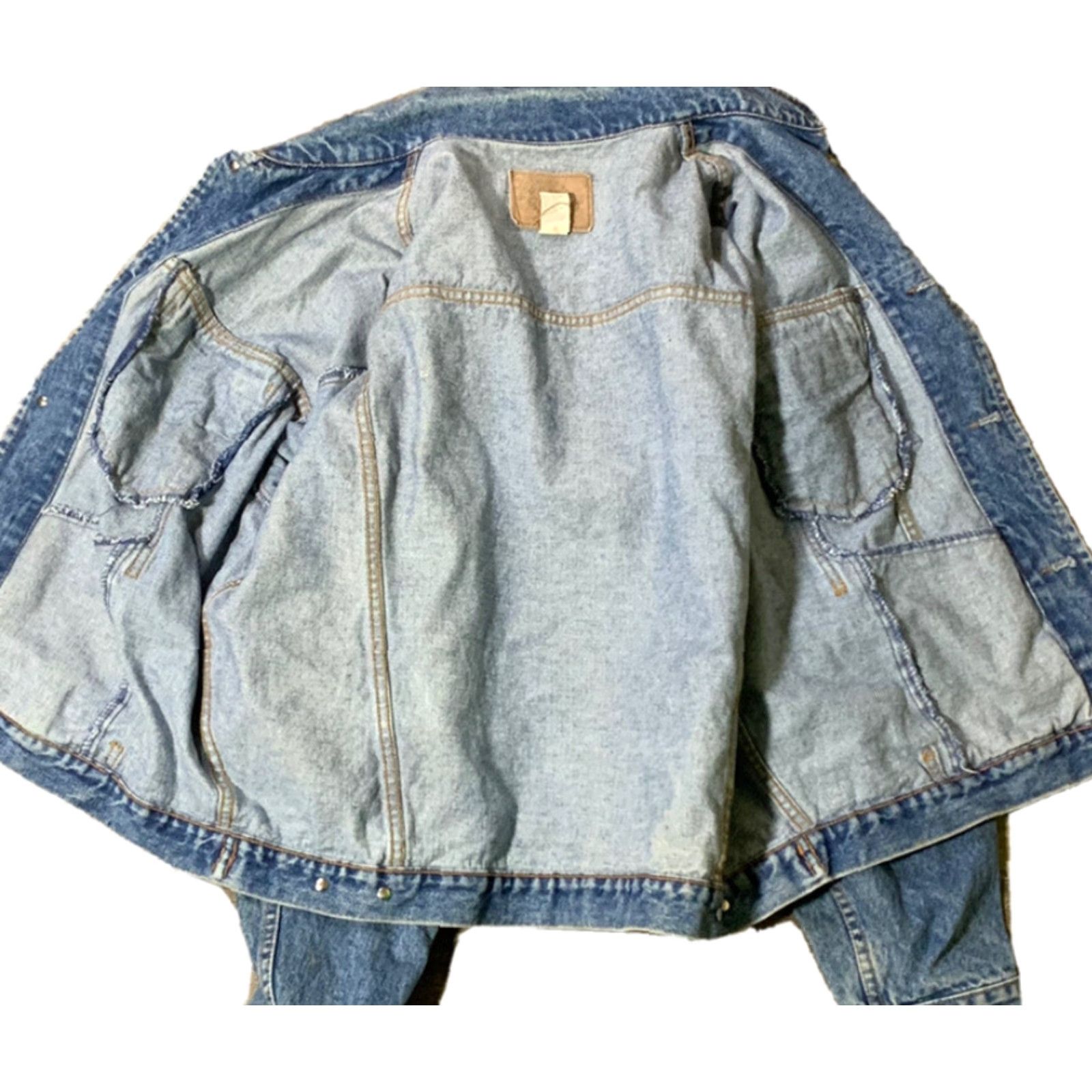 Gap VINTAGE 90s Gap Denim Trucker Jacket Blue XL Mens Size US XL / EU 56 / 4 - 5 Thumbnail
