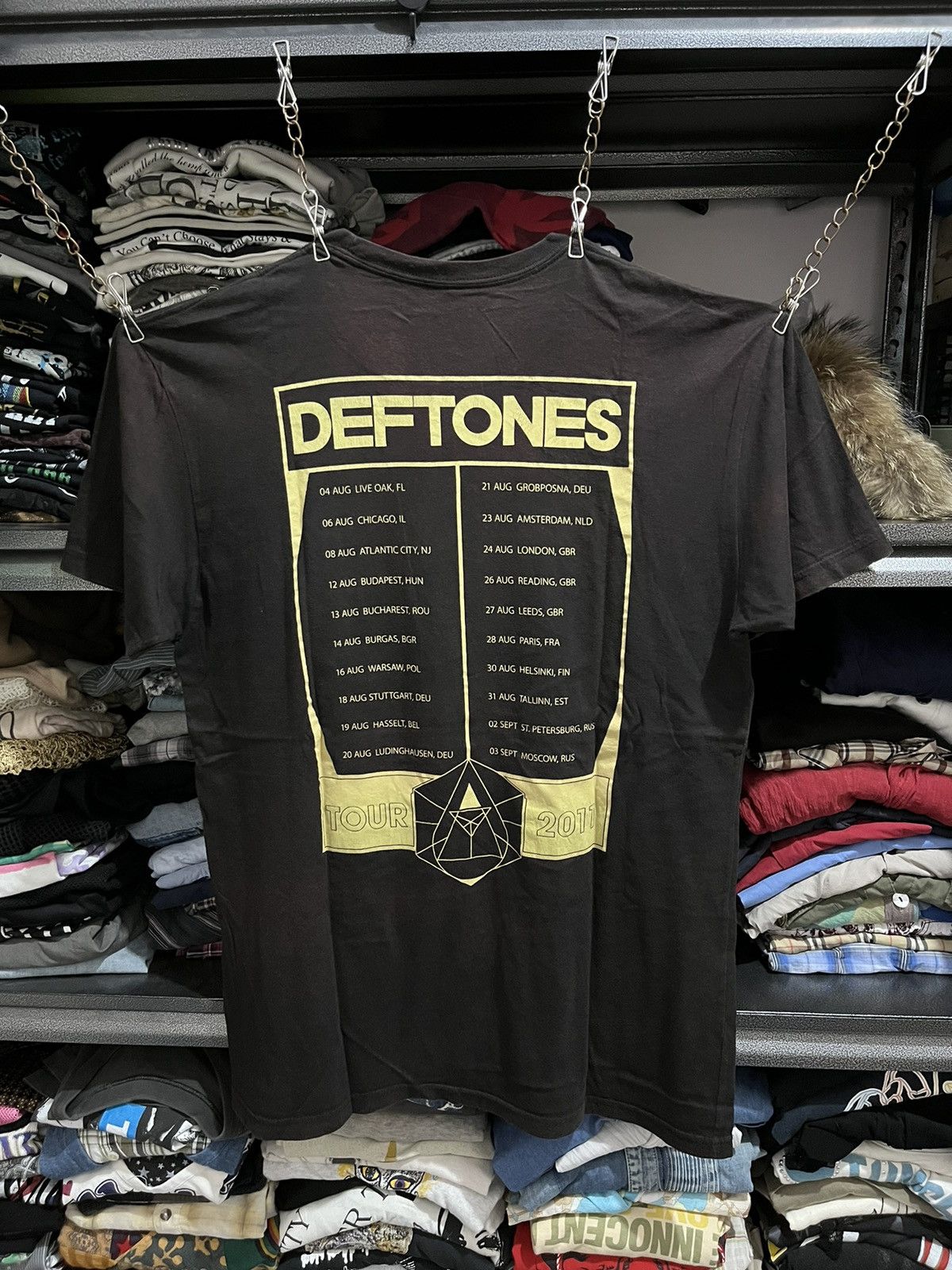 Band Tees 💸BINDINGOFFER💸Deftones diamond eyes 2011 tour tees Size US L / EU 52-54 / 3 - 2 Thumbnail