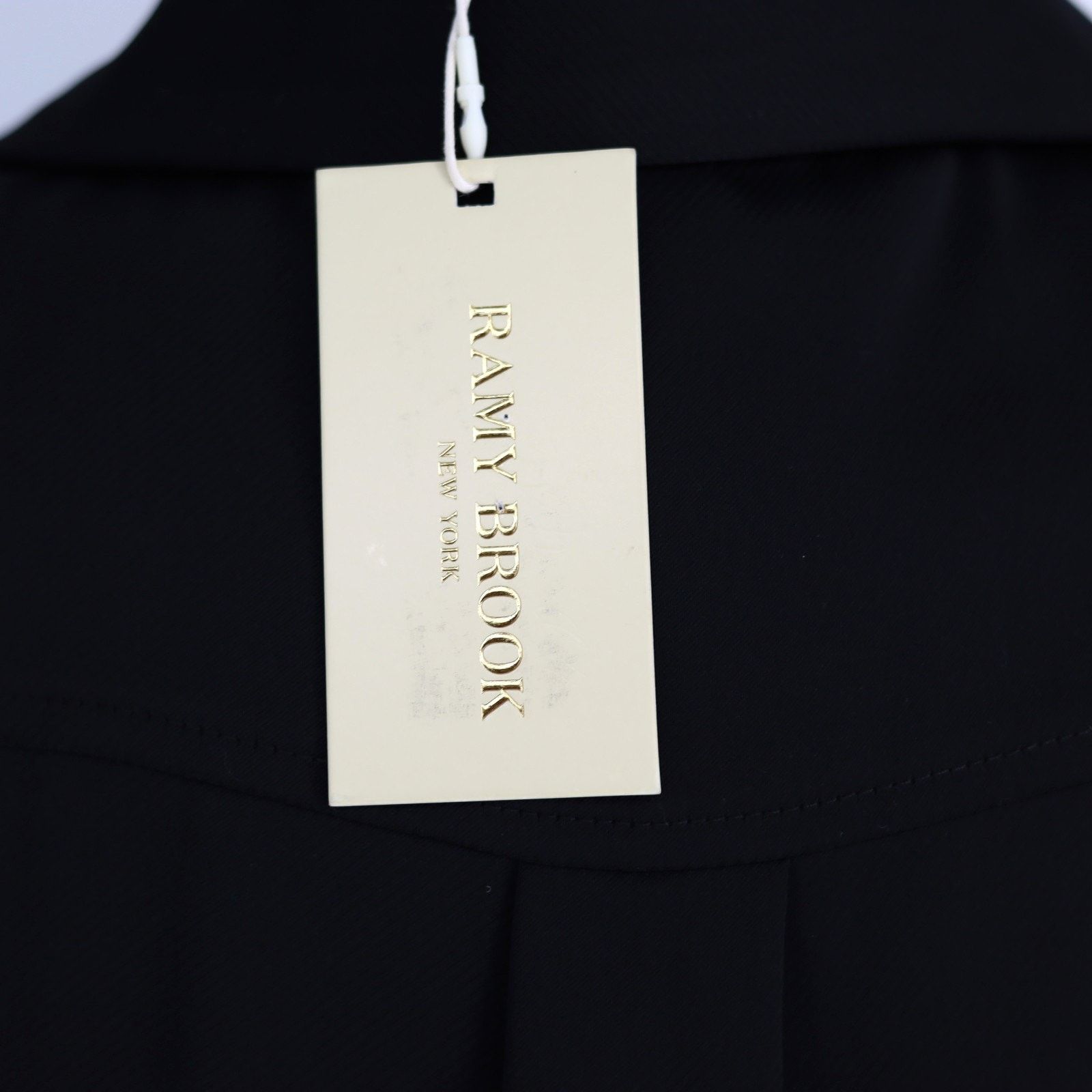 Ramy Brook Ramy Brook Women Black Nikia Drape V-neck Midi Dress Size M Size M / US 6-8 / IT 42-44 - 9 Thumbnail