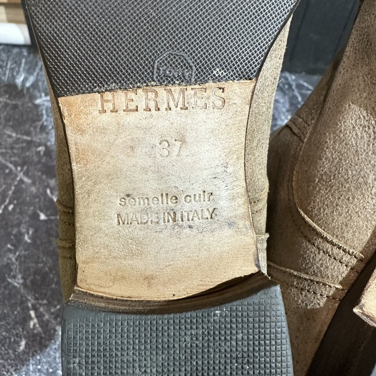 Hermes HERMES Suede zip front Boots Size 37 Size US 7 / IT 37 - 13 Thumbnail