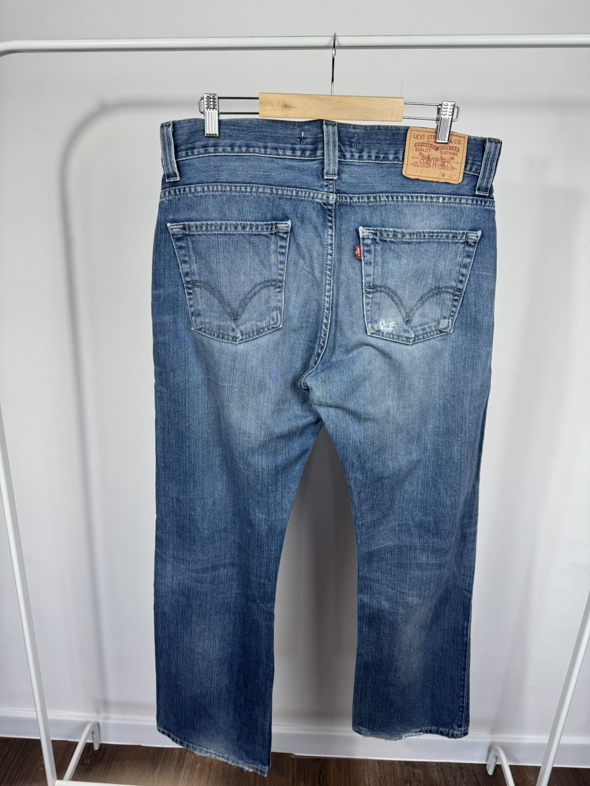 Levi's Levi’s 506 Standard Men’s Jeans W36 Faded Blue Denim Pants Size US 36 / EU 52 - 2 Thumbnail