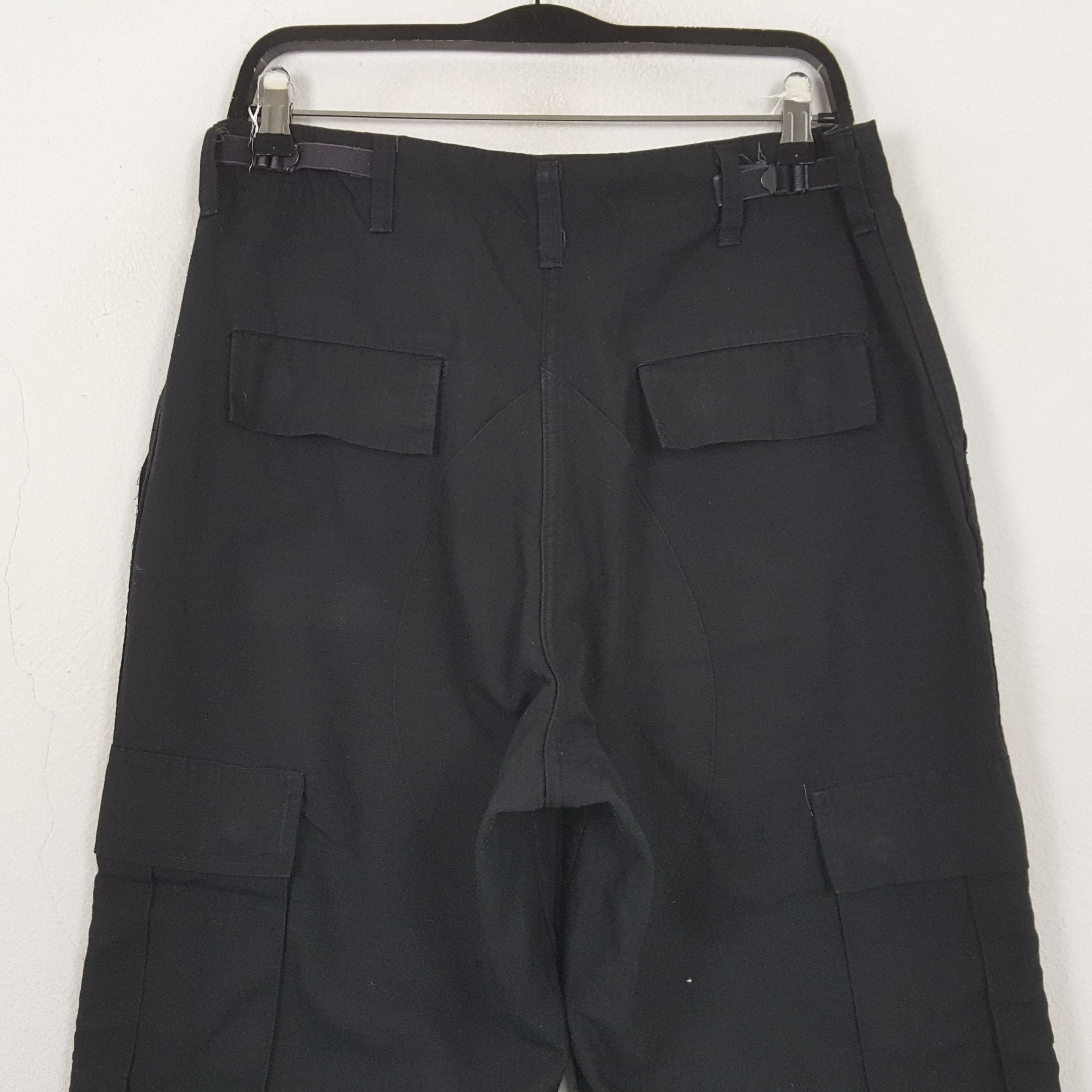 Vintage Black Cargo Style Streetwear Pants RR9 Size US 30 / EU 46 - 5 Thumbnail