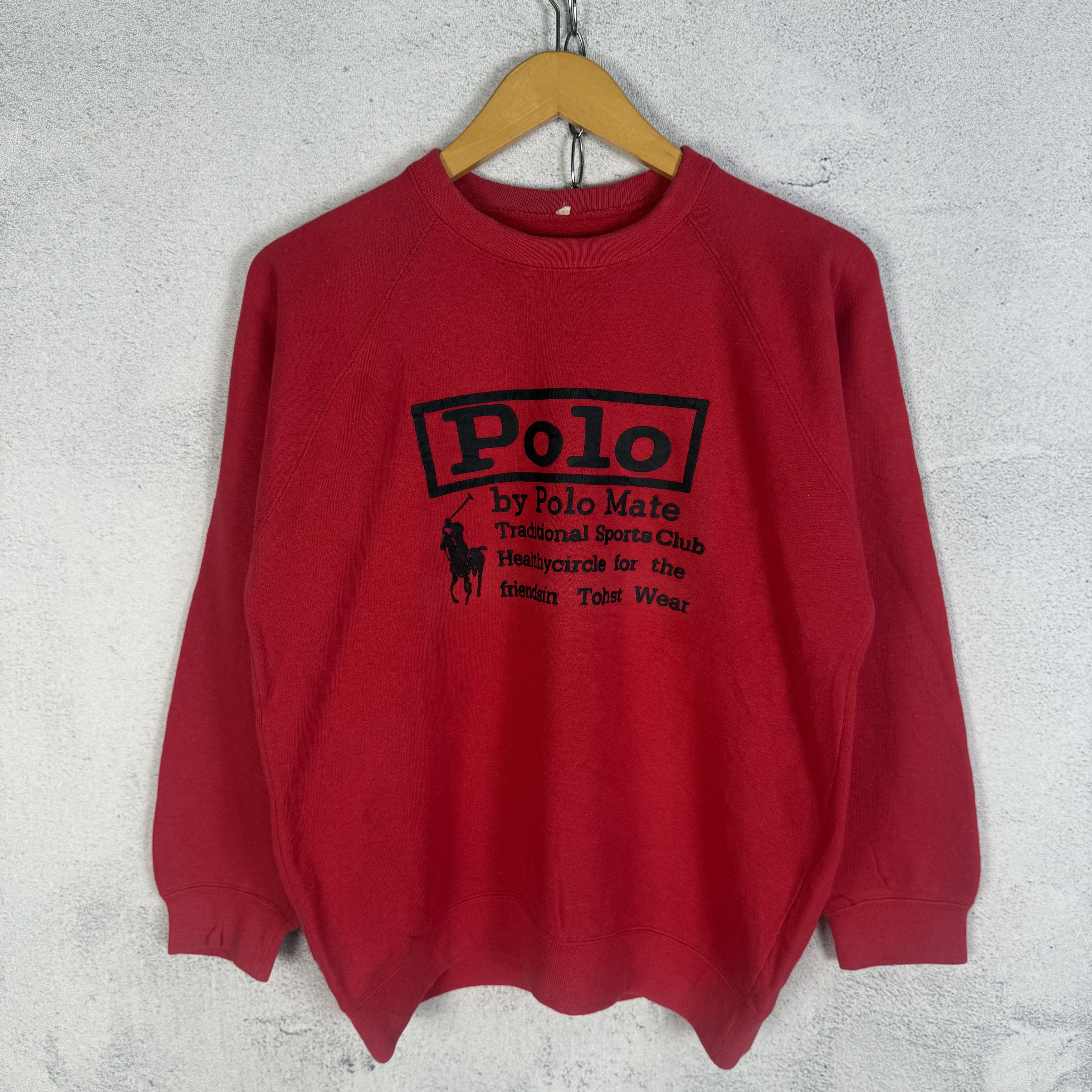 Vintage Vintage Polo Mate Sweatshirt Crewneck Size US S / EU 44-46 / 1 - 1 Thumbnail