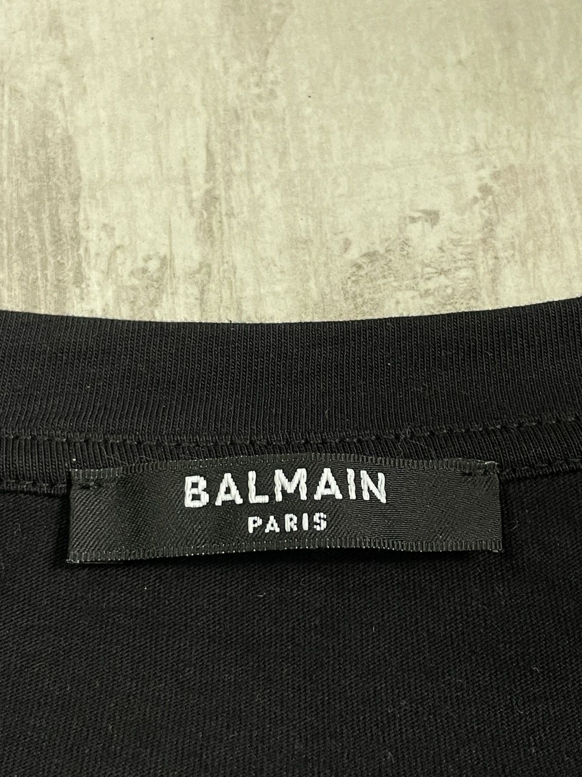 Balmain Balmain 1182J003 Black T-Shirt Size US L / EU 52-54 / 3 - 5 Thumbnail