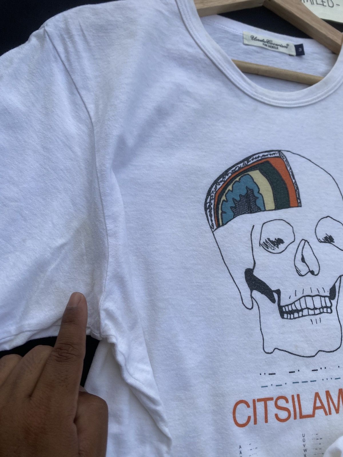 Undercover Rare Undercover Jun Takahashi Printed Skull Citsilaminim tee Size US M / EU 48-50 / 2 - 20 Thumbnail