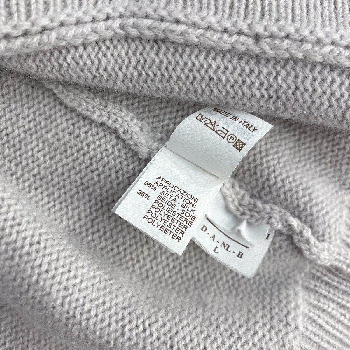 Brunello Cucinelli Brunello Cucinelli Short Sleeve Cashmere Sweater Size L / US 10 / IT 46 - 16 Thumbnail