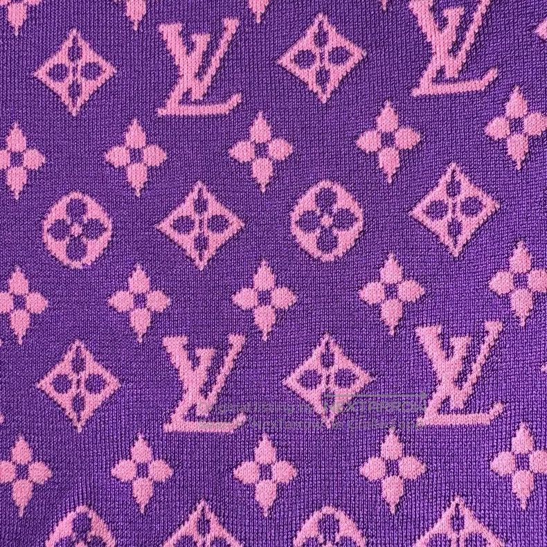 Louis Vuitton Louis Vuitton size m Mulberry silk purple blend printed str Size 24" / US 00 / IT 34 - 7 Thumbnail