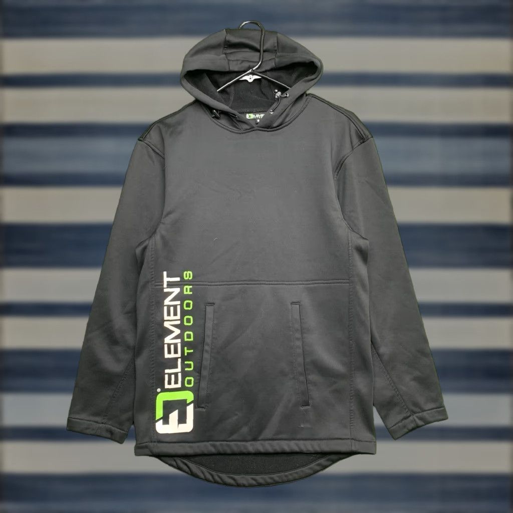 Element Element Outdoors Hoodie Mens Small Black Microfiber Pullover Casual Hiking Hunting Size US S / EU 44-46 / 1 - 1 Thumbnail