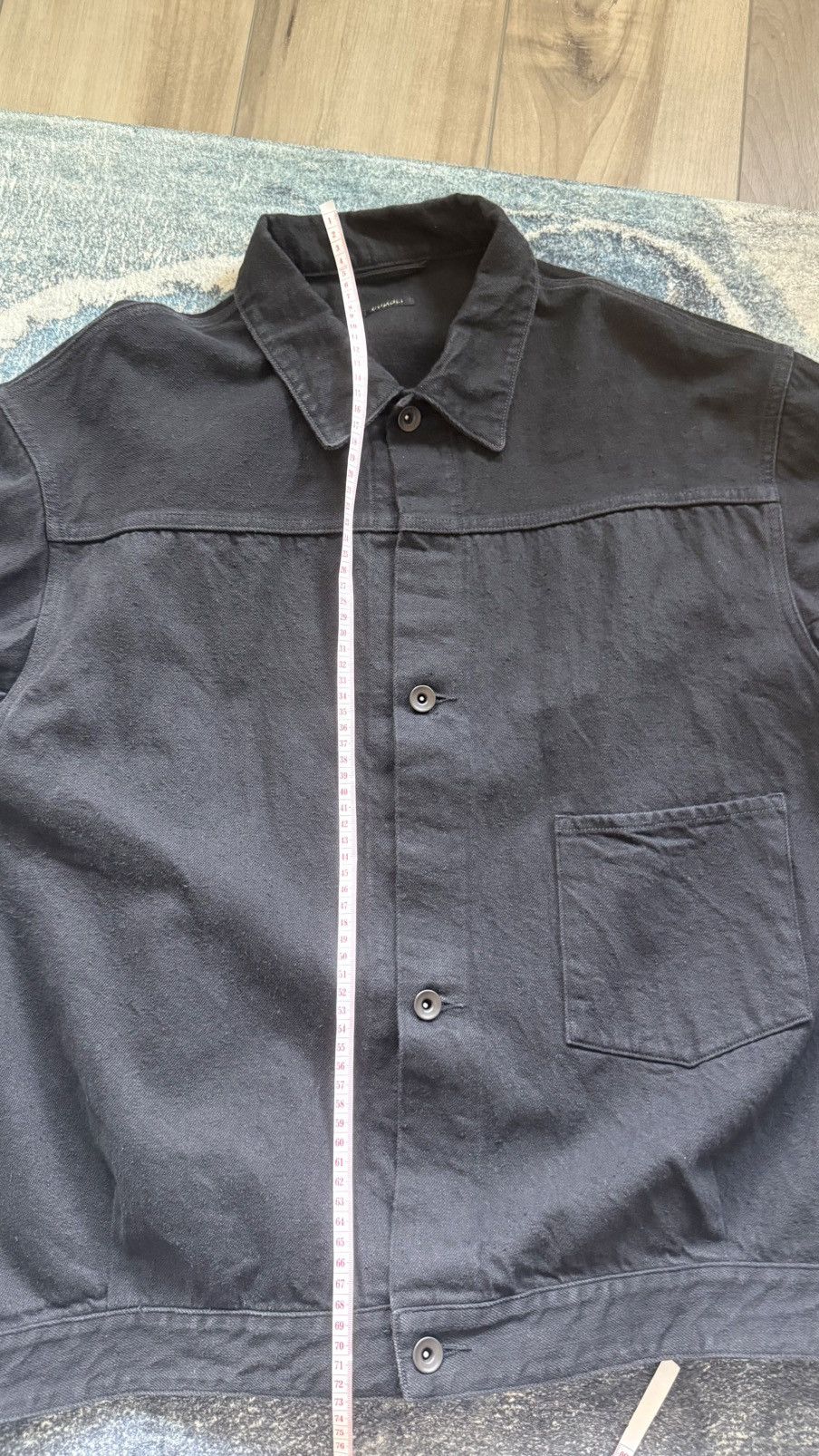 Comoli Rare Comoli 20AW Black Type 1 Denim Jacket Size XL Size US XL / EU 56 / 4 - 17 Thumbnail