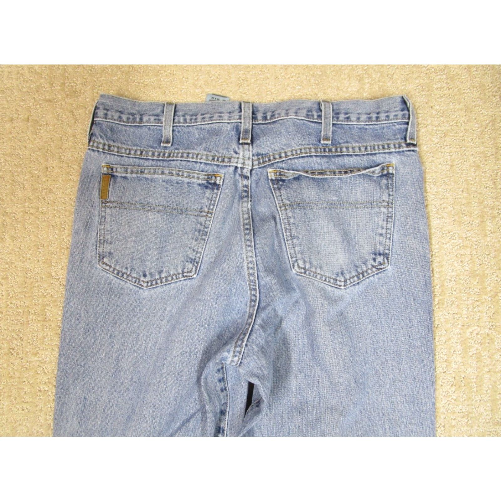 Vintage Cinch Jeans Men 35x32 Blue Slim Tapered Western Pants Light Wash Bronze Label Jeans Shirt Size US 35 - 6 Thumbnail