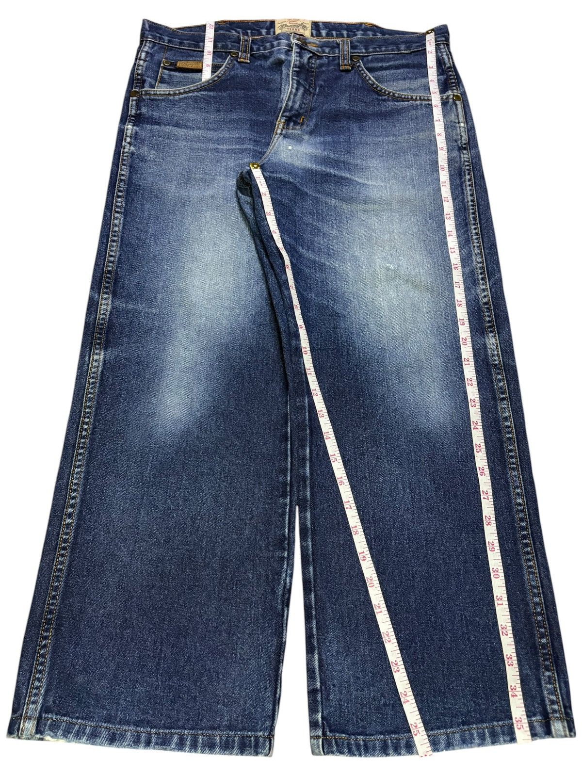 Wrangler Vintage Wrangler Blue Wash Loose Baggy Jeans Size US 34 / EU 50 - 14 Thumbnail