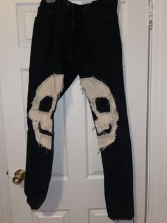 DIY Skeleton Jeans 