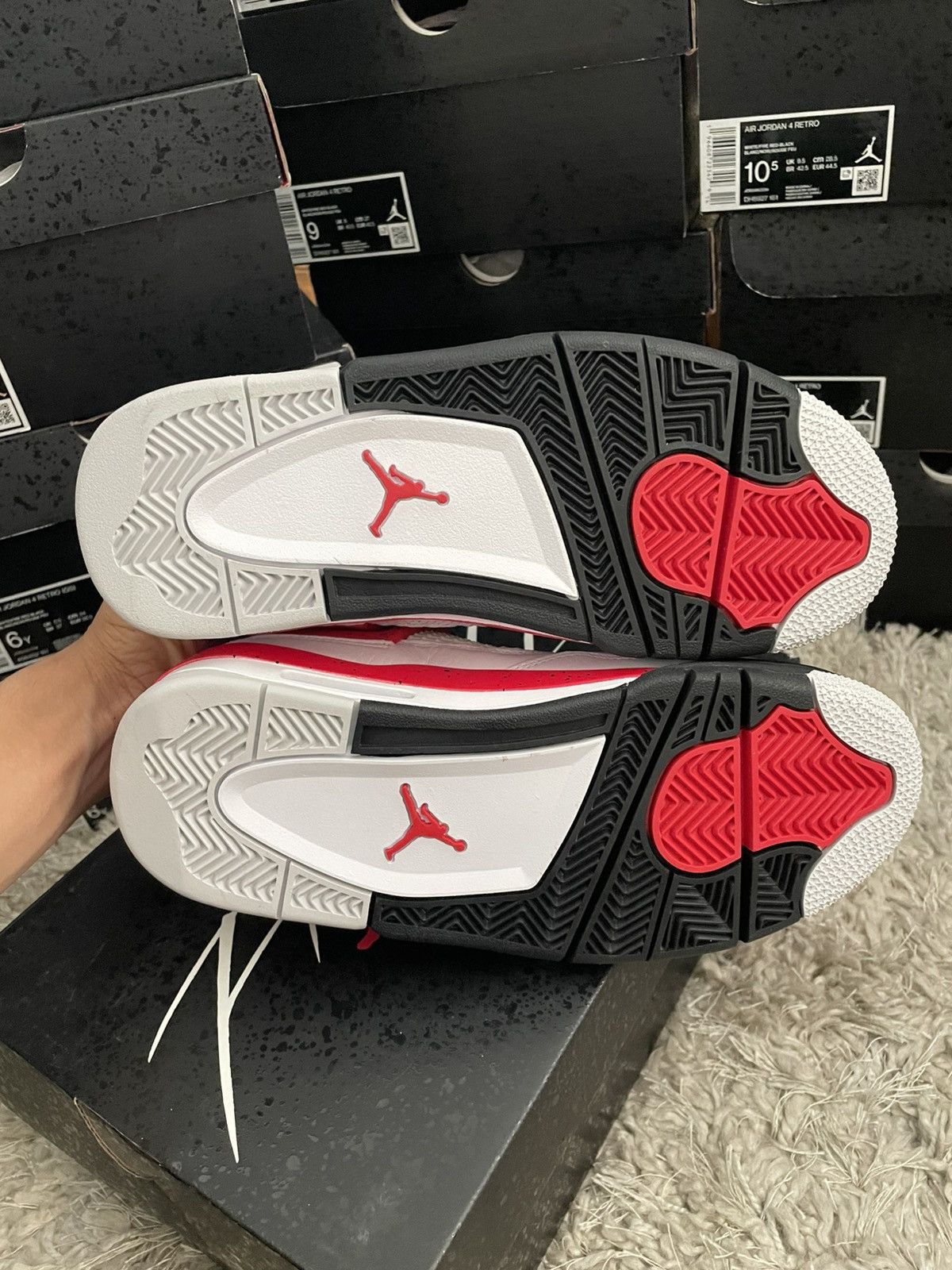 Jordan Brand Jordan 4 Red Cement Size US 5 / EU 37 - 7 Thumbnail