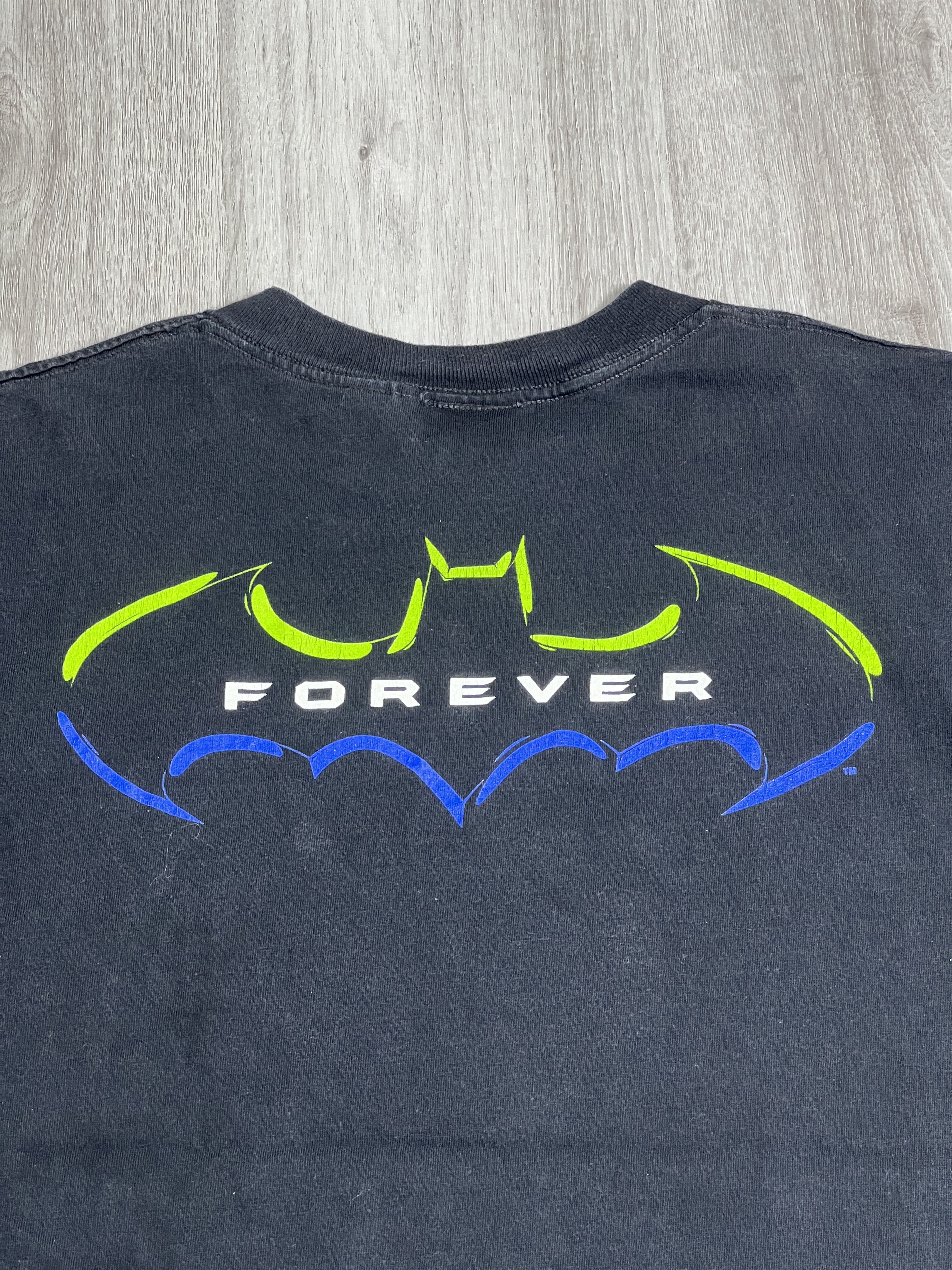 DC Comics × Vintage Vtg 90s DC Comics Batman Forever Movie Promo Tee (L) GTME542 Size US L / EU 52-54 / 3 - 2 Thumbnail