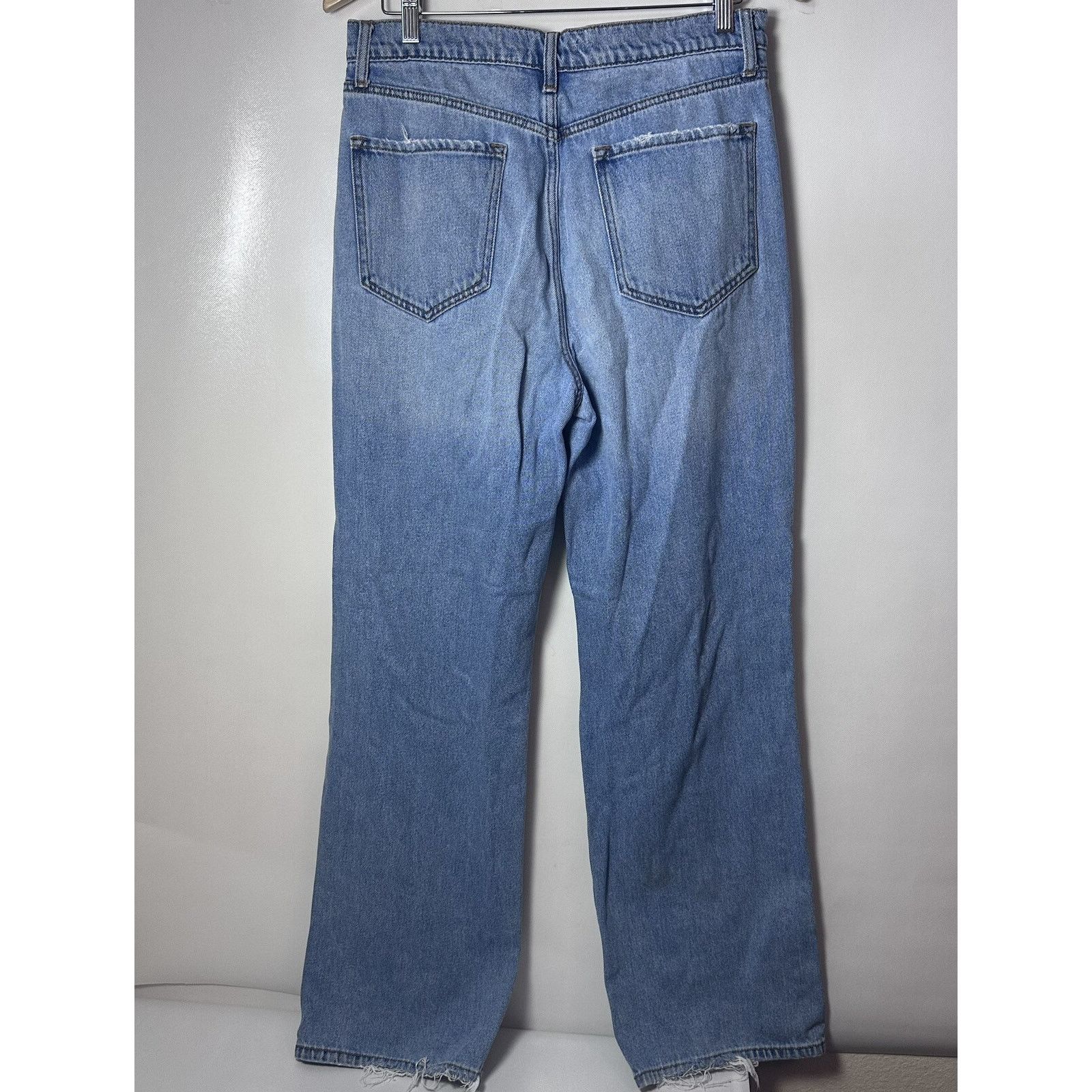 Other Cello Wide Leg Jeans Button Fly Distressed Baggy Skater Size 31" - 2 Thumbnail