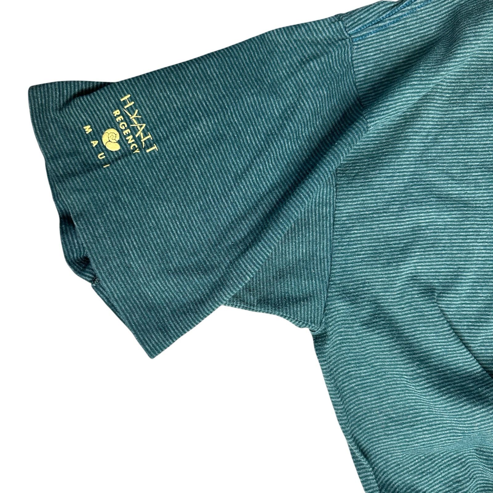 Other Vintage 90s Single Stitch T-Shirt Maui Nautical XL Green Size US XL / EU 56 / 4 - 4 Thumbnail