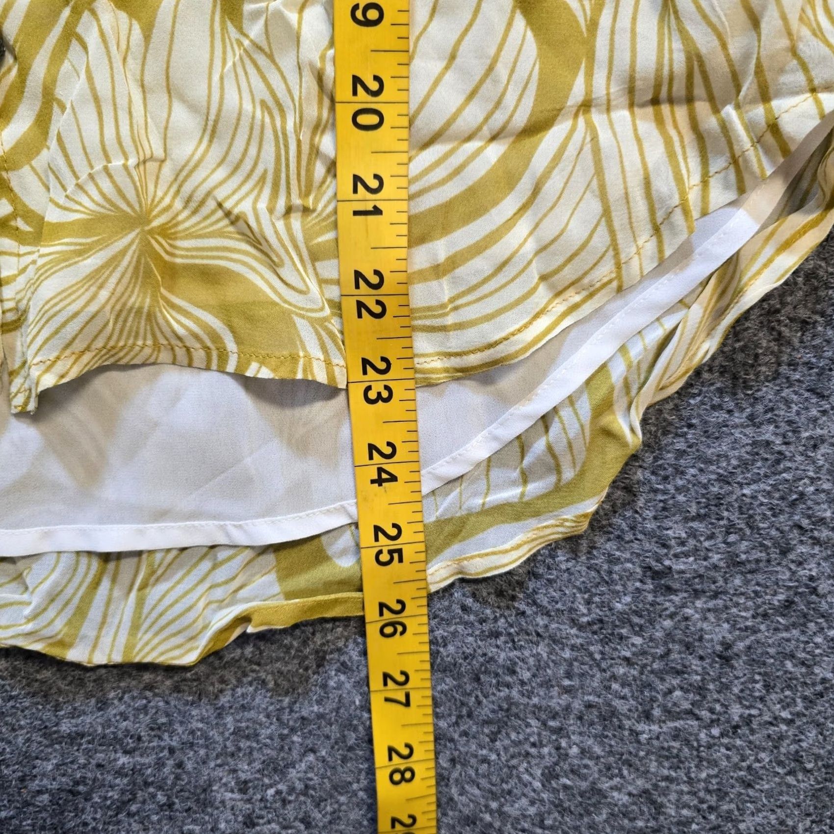Vintage Pilcro Blouse Womens Size S Green Tavi Floral Button Sheer Lined Casual Bohemian Style Shirt Ladies Regular Sleeve Long Size S / US 4 / IT 40 - 6 Thumbnail