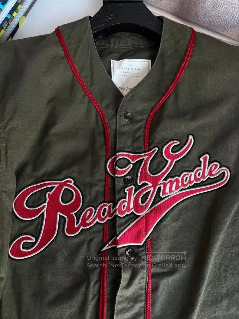 READYMADE Readymade Baseball Shirt & Shorts Set. Size US 30 / EU 46 - 2 Thumbnail