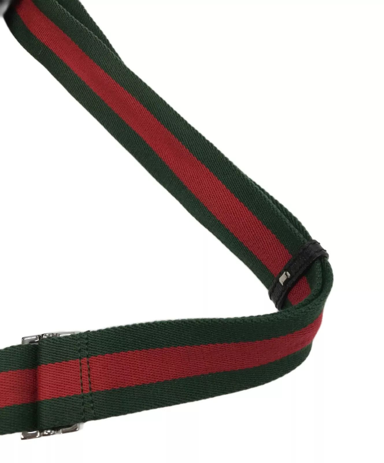 Gucci Gucci GG Monogram Web Canvas Messenger Bag Black Size ONE SIZE - 15 Thumbnail