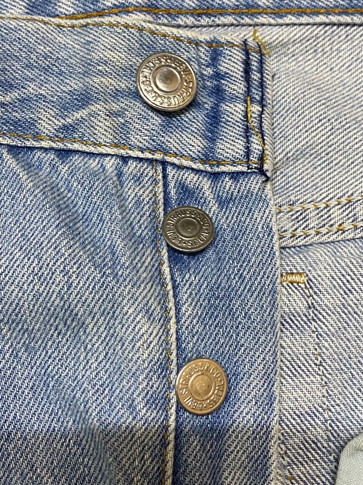 Levi's Vintage Levis 501xx 90’s Faded Wash Grunge Loose Jeans Size US 31 - 13 Thumbnail