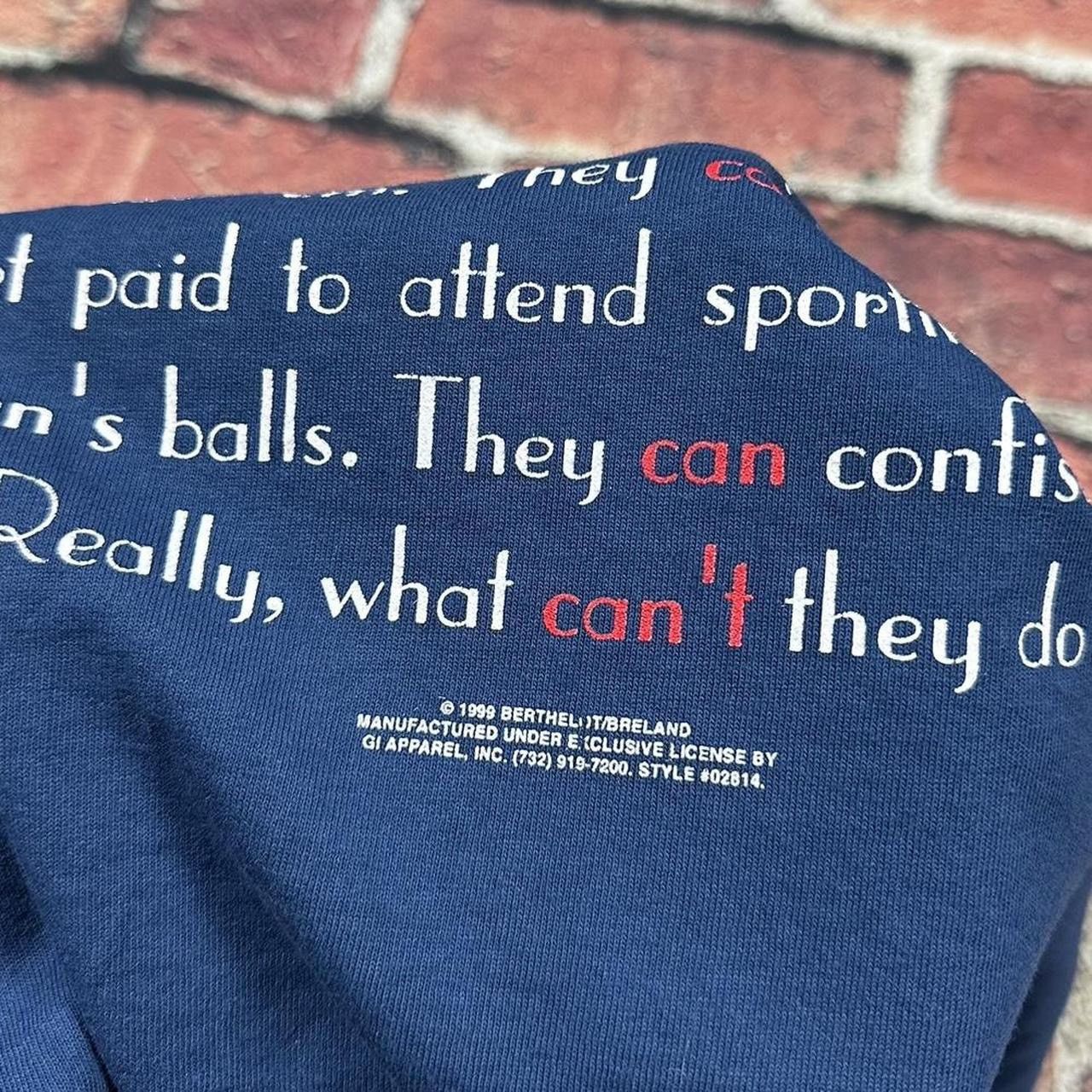 Delta Vintage 1999 Policemen T Shirt Cops Funny Humor Graphic 90s Size US XL / EU 56 / 4 - 6 Thumbnail