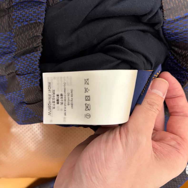 Louis Vuitton Louis Vuitton Blue checkerboard pearl embroidered slogan j Size US S / EU 44-46 / 1 - 7 Thumbnail