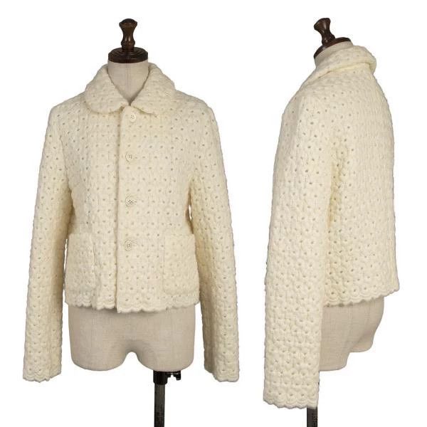 Comme des Garcons Comme Des Garcons Beige Retro Floral Top Size S / US 4 / IT 40 - 1 Thumbnail