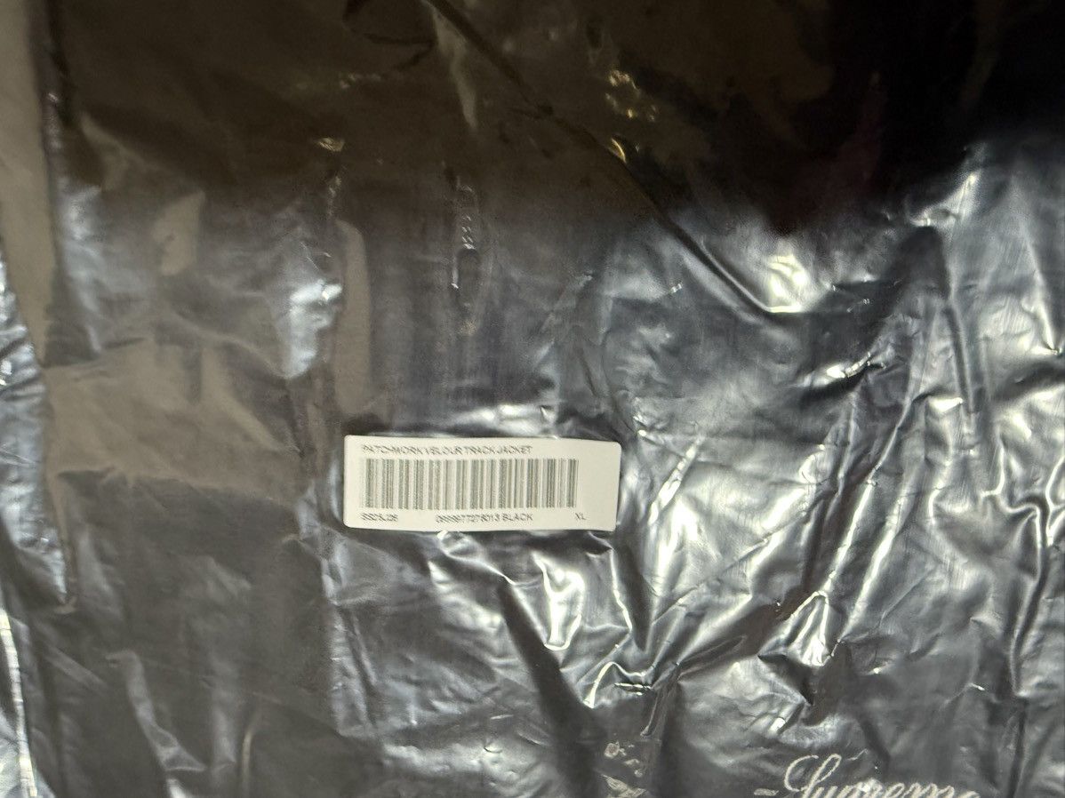 Supreme Supreme PATCHWORK VELOUR TRACK JACKET Black Full Zip Size XL Size US XL / EU 56 / 4 - 6 Thumbnail
