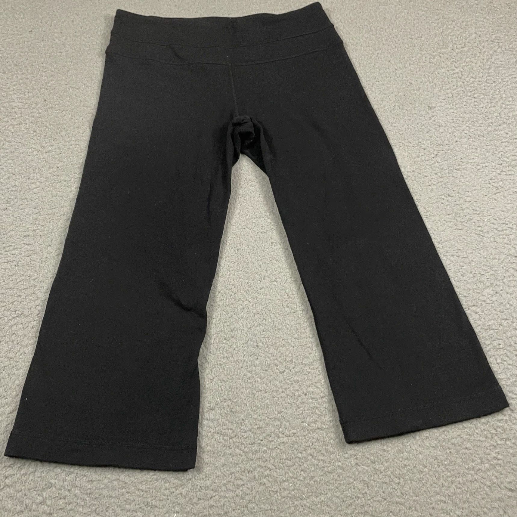 Lululemon Lululemon Pants Womens 6 Black Stretch Capri Crop Activewear Yoga Gym Size 28" / US 6 / IT 42 - 3 Thumbnail
